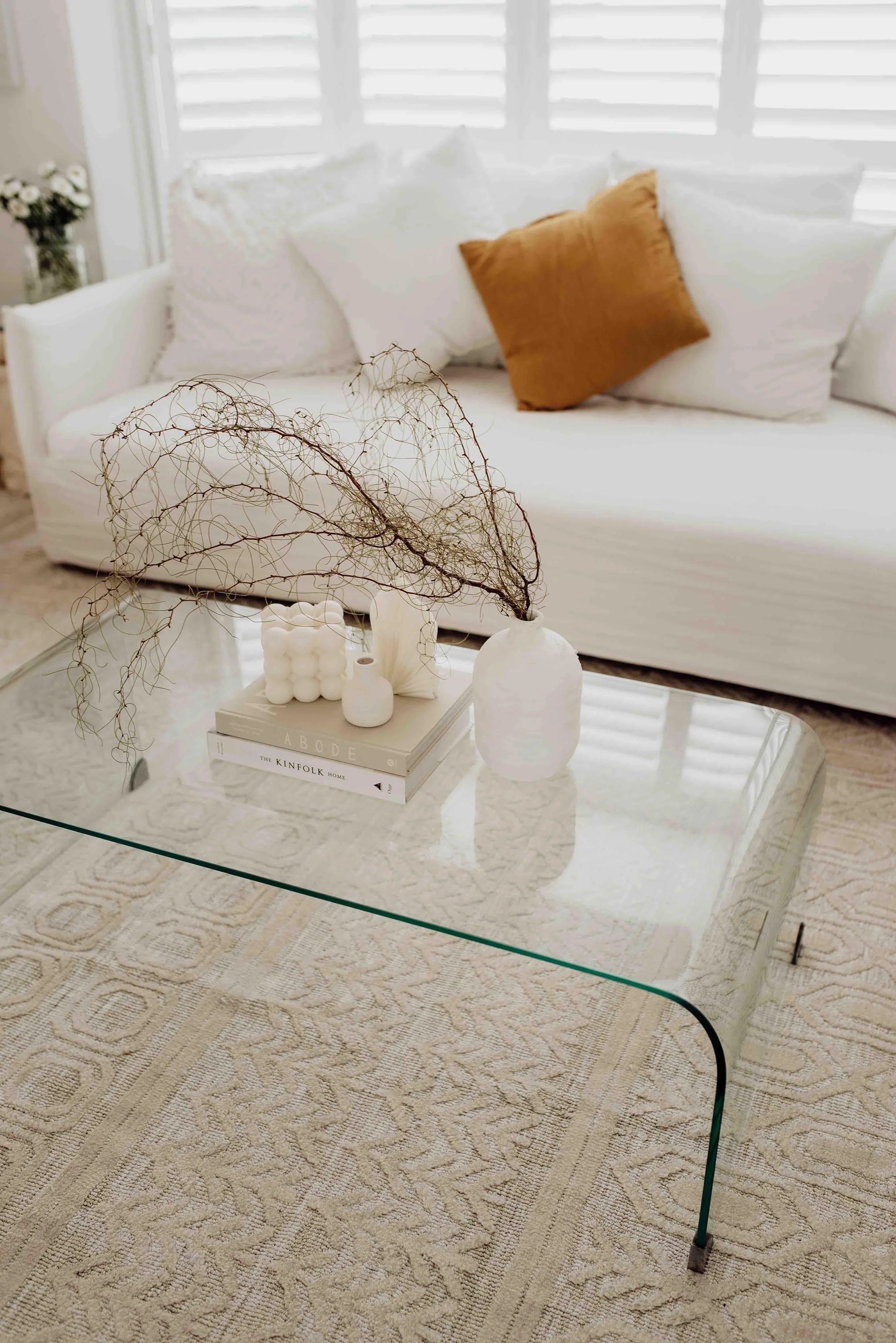 Delphine Ivory and Beige Tribal Transitional Rug - Image 11