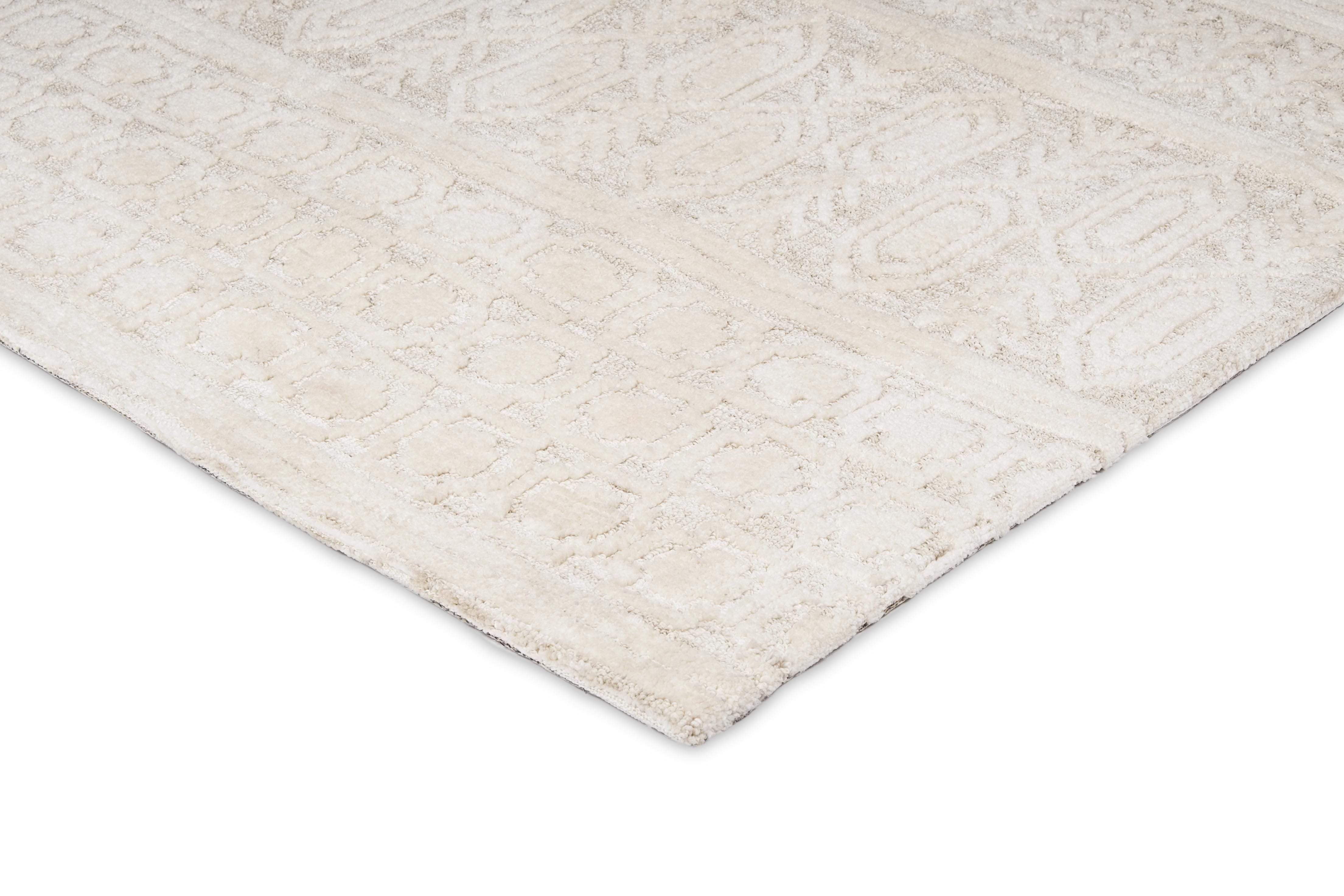 Delphine Ivory and Beige Tribal Transitional Rug - Image 17