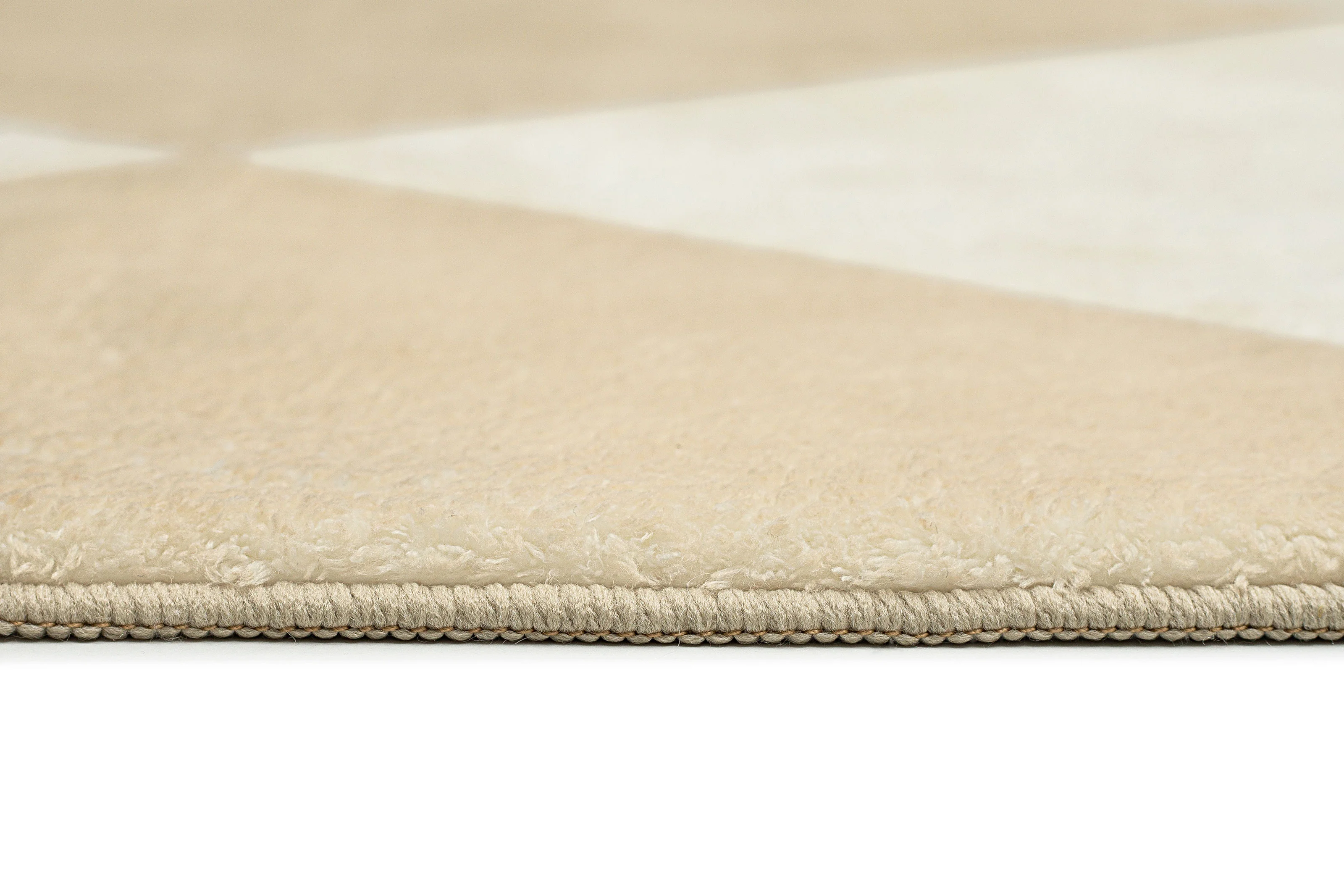 Doutzen Beige Cream Checkered Washable Rug - Image 12