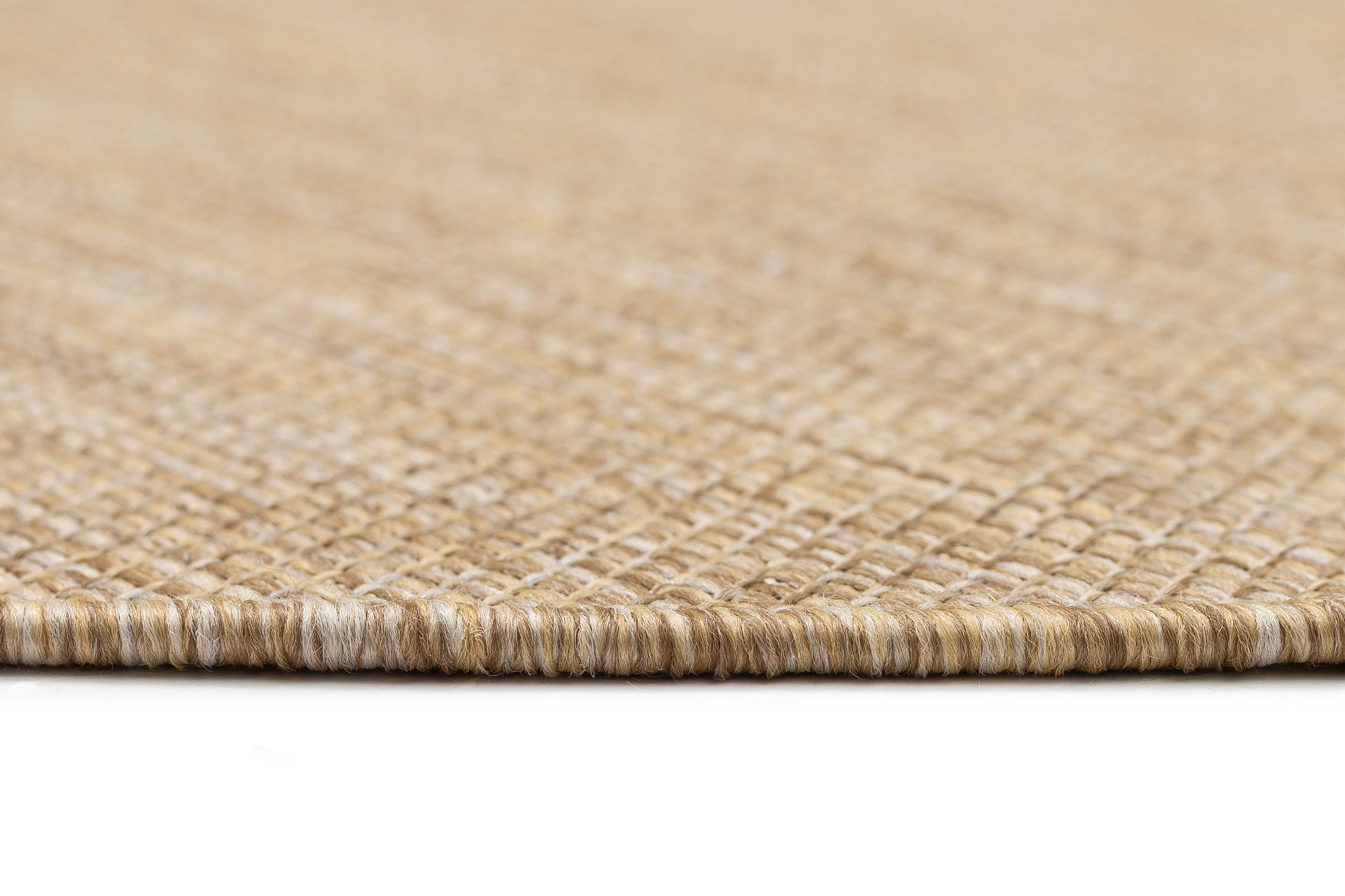 Dune Natural Beige Woven Indoor Outdoor Round Rug - Image 5