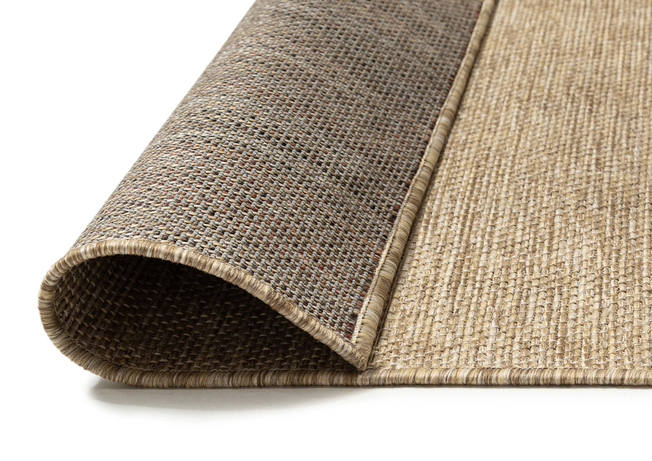 Dune Natural Beige Woven Indoor Outdoor Rug - Image 9