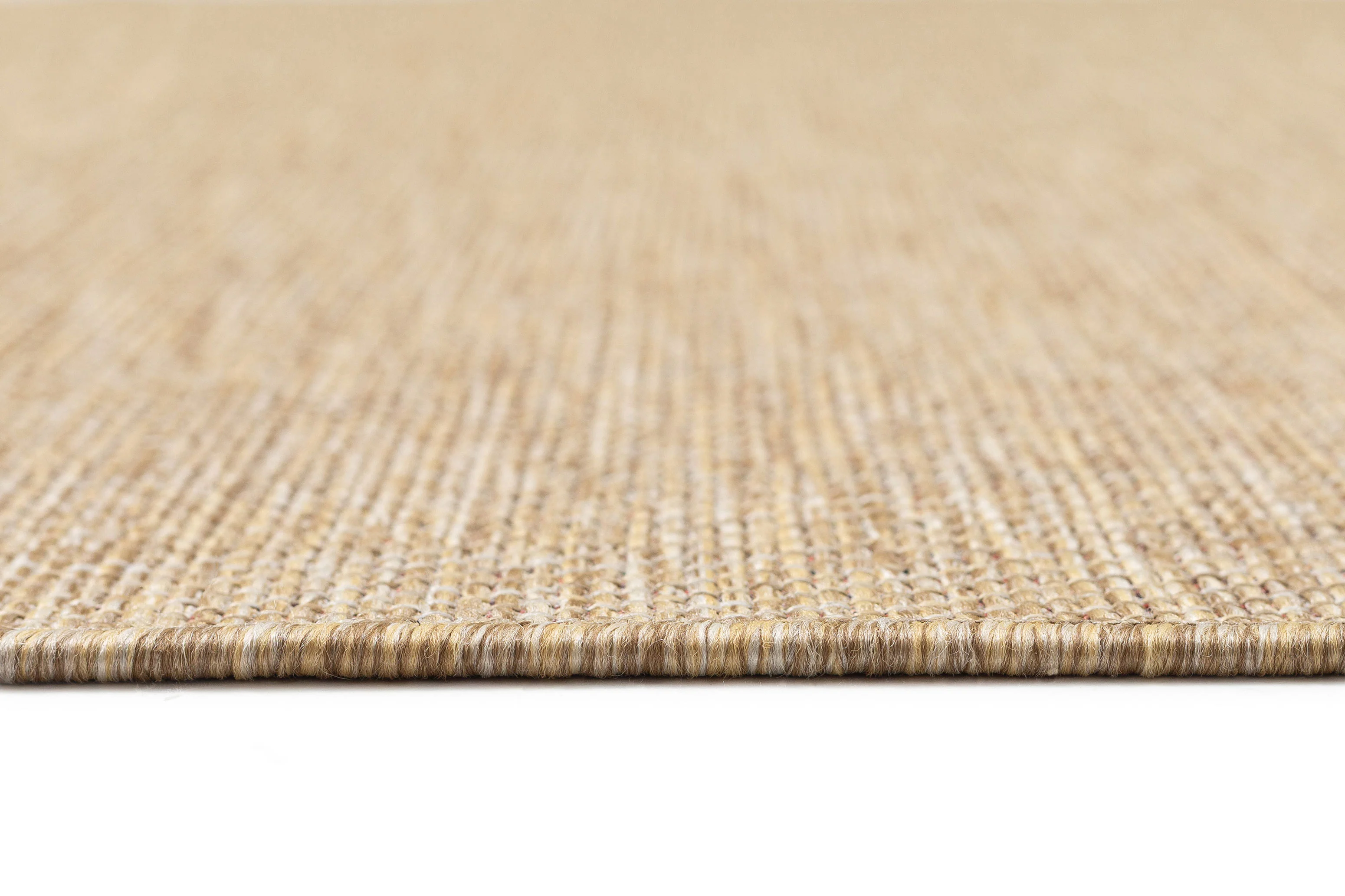 Dune Natural Beige Woven Indoor Outdoor Runner Rug - Image 8