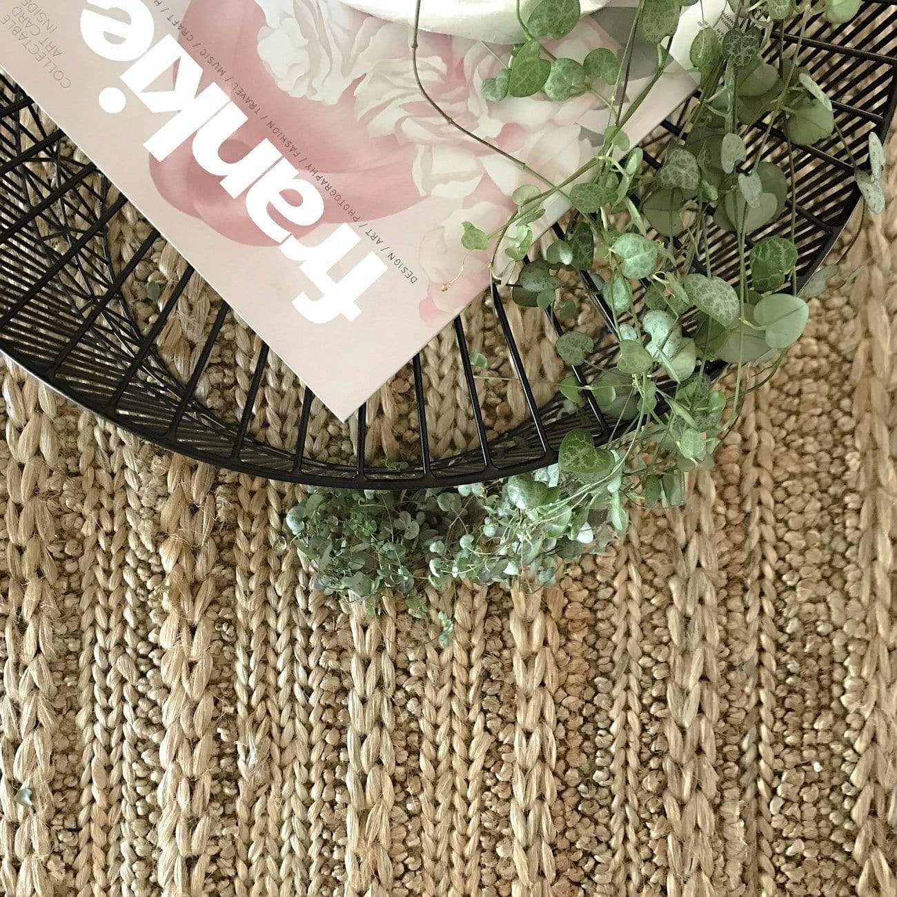 Eboni Chunky Braided Jute and Cotton Rug - Image 15