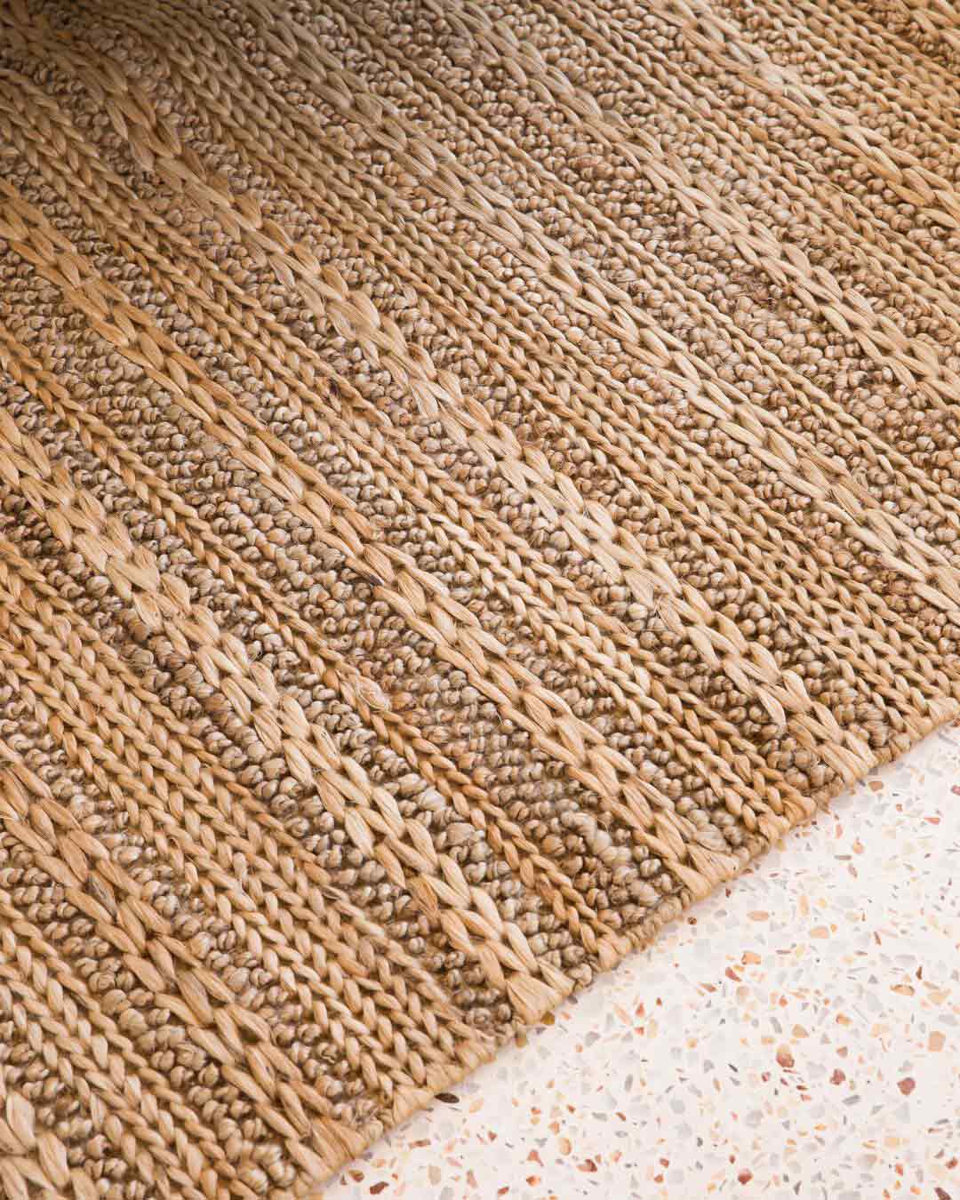 Eboni Chunky Braided Jute and Cotton Rug - Image 5