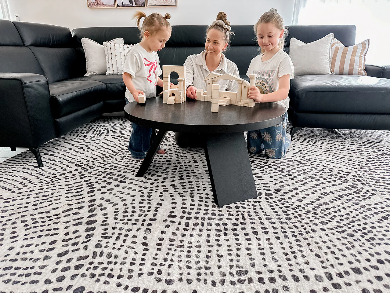 Eddie Charcoal Grey Abstract Tribal Pattern Washable Rug - Image 12