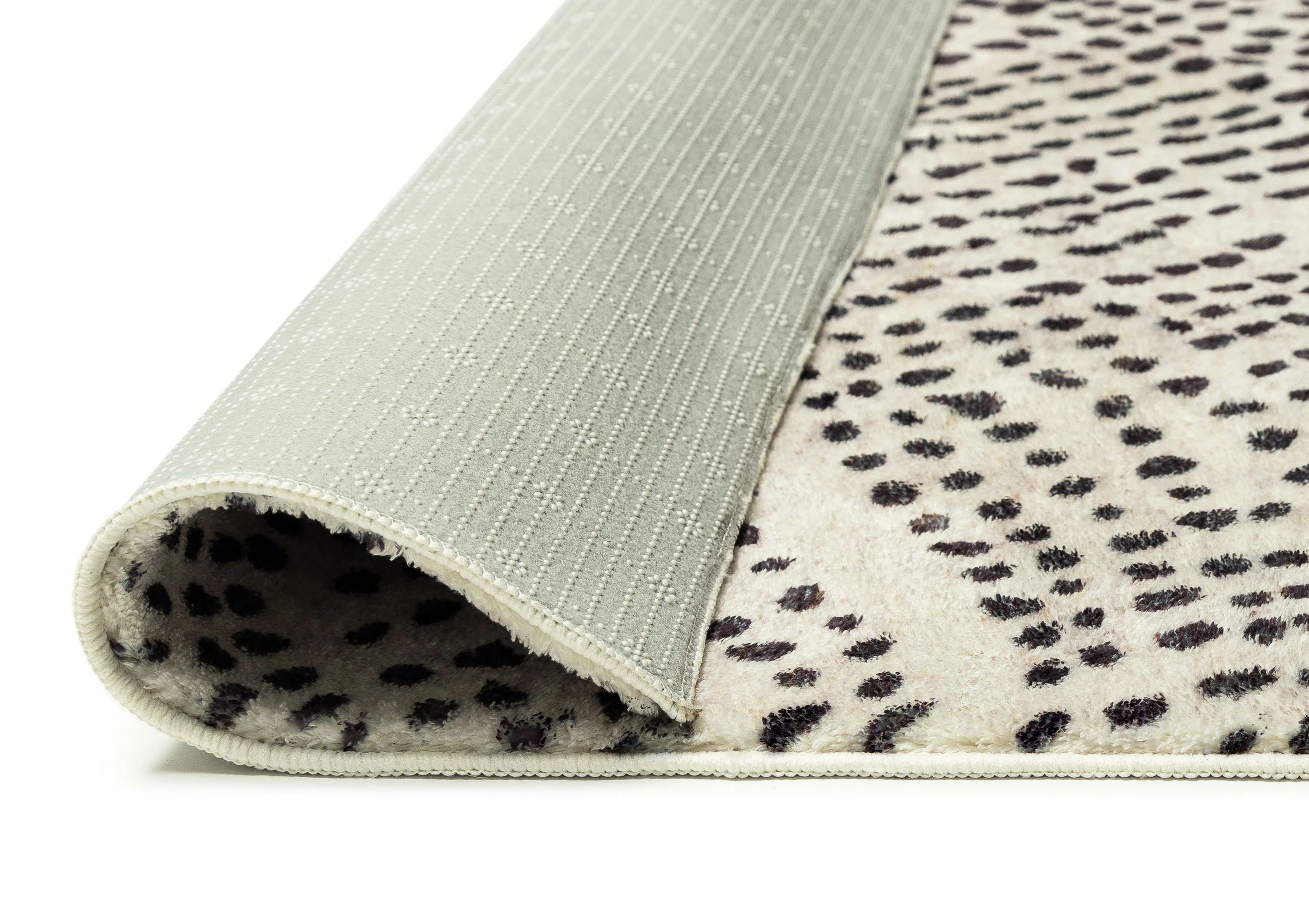 Eddie Charcoal Grey Abstract Tribal Pattern Washable Rug - Image 17
