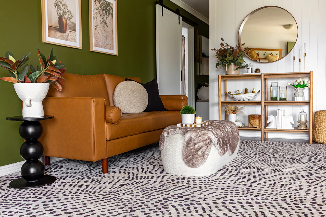Eddie Charcoal Grey Abstract Tribal Pattern Washable Rug - Image 3