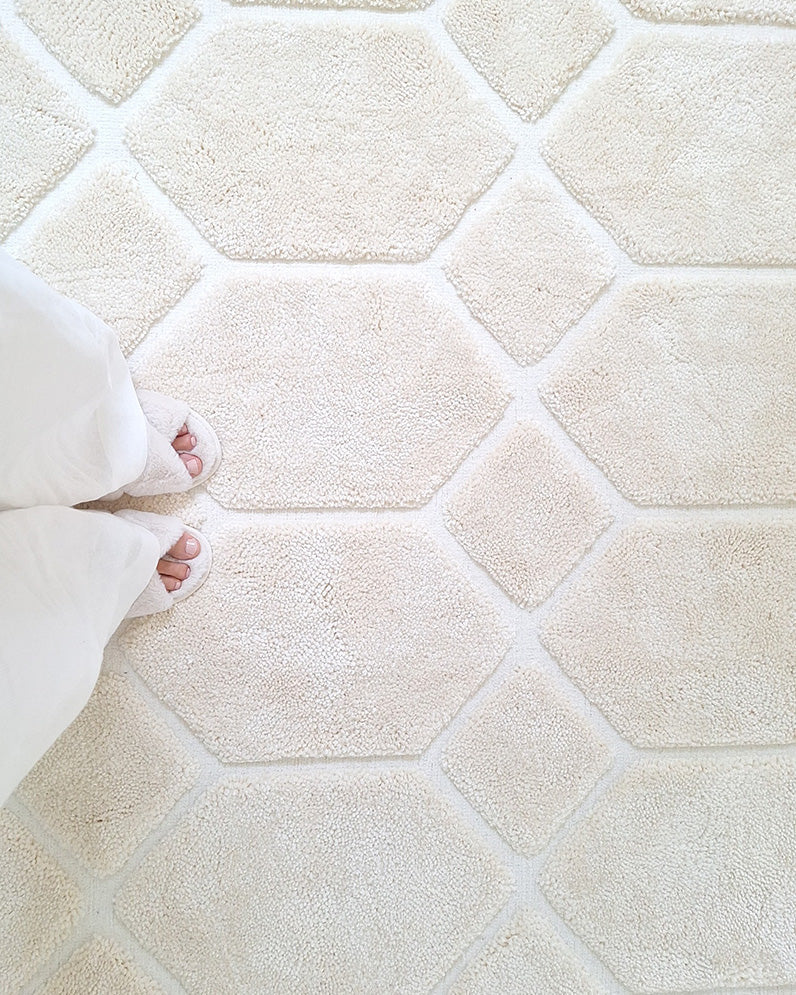 Elif Ivory Geometric Rug - Image 3