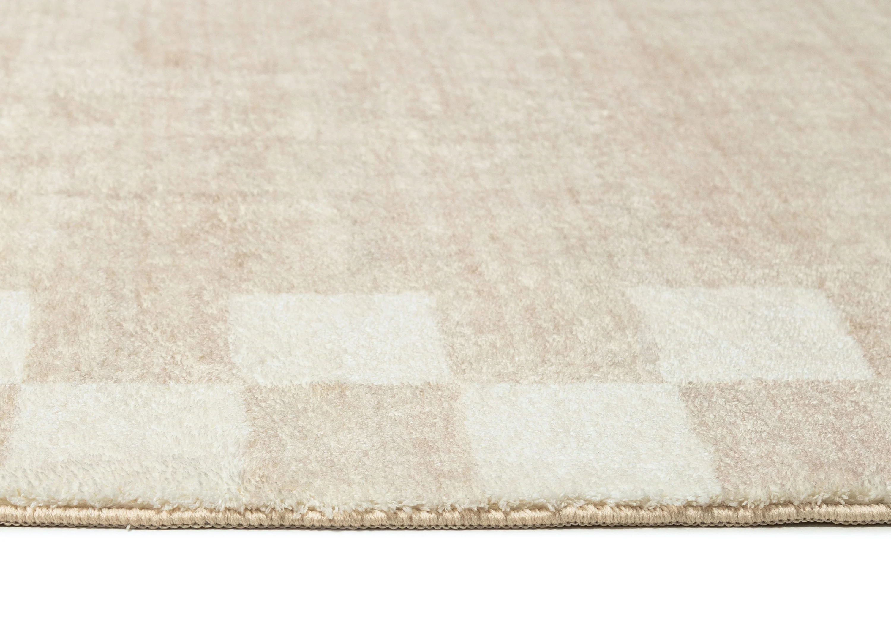 Eliora Grey Checkered Border Washable Rug - Image 15