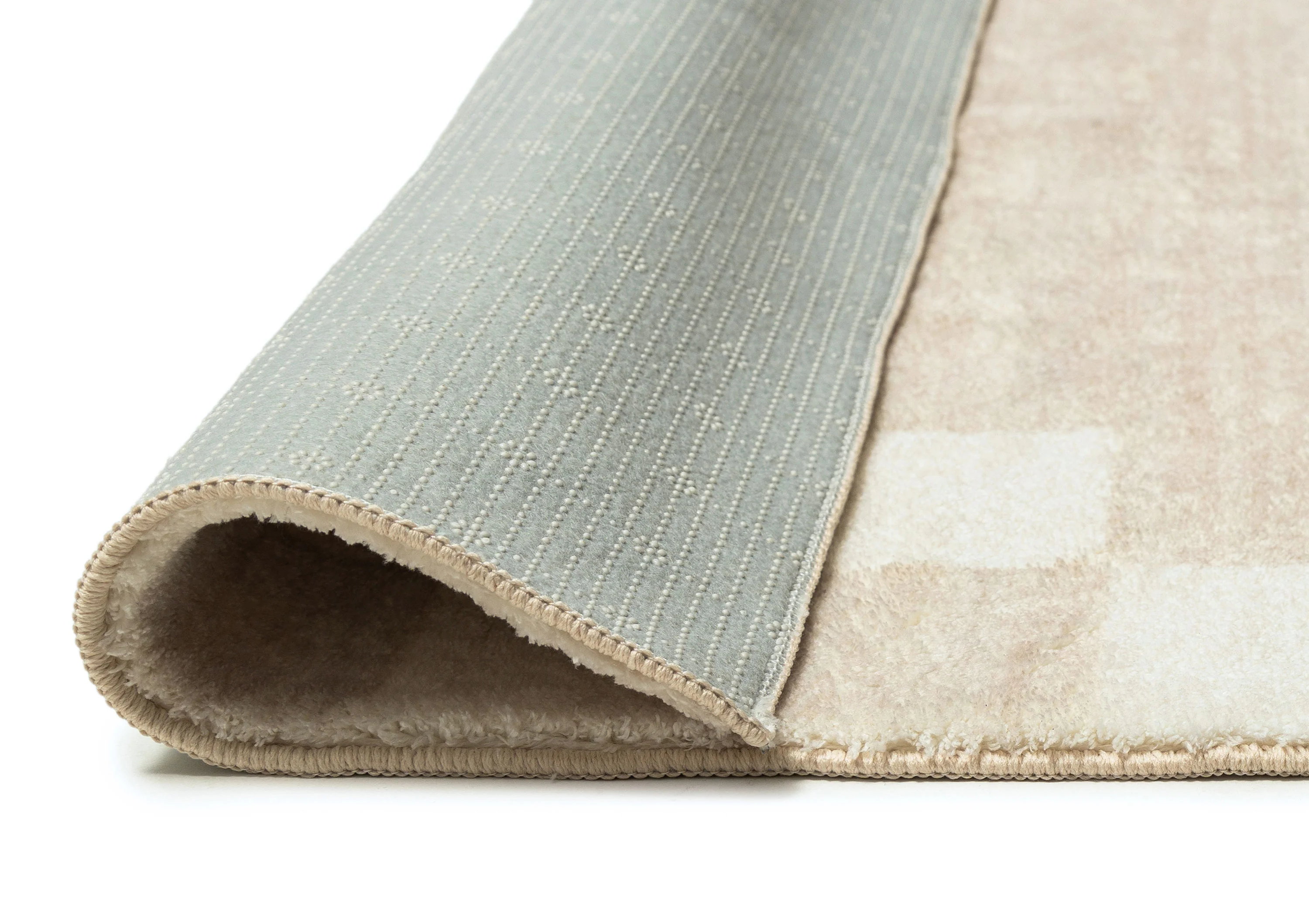 Eliora Grey Checkered Border Washable Rug - Image 16