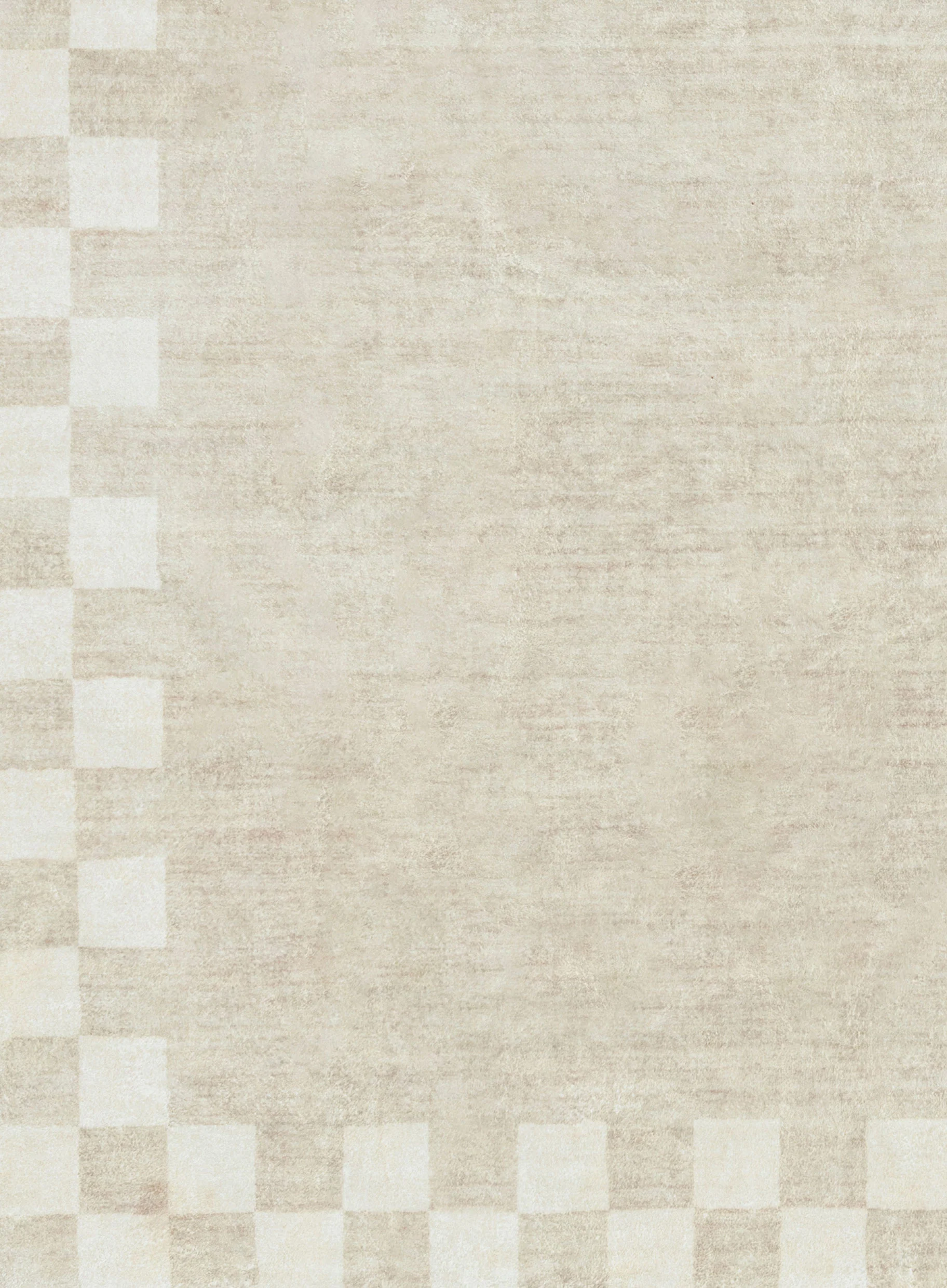 Eliora Grey Checkered Border Washable Rug - Image 18