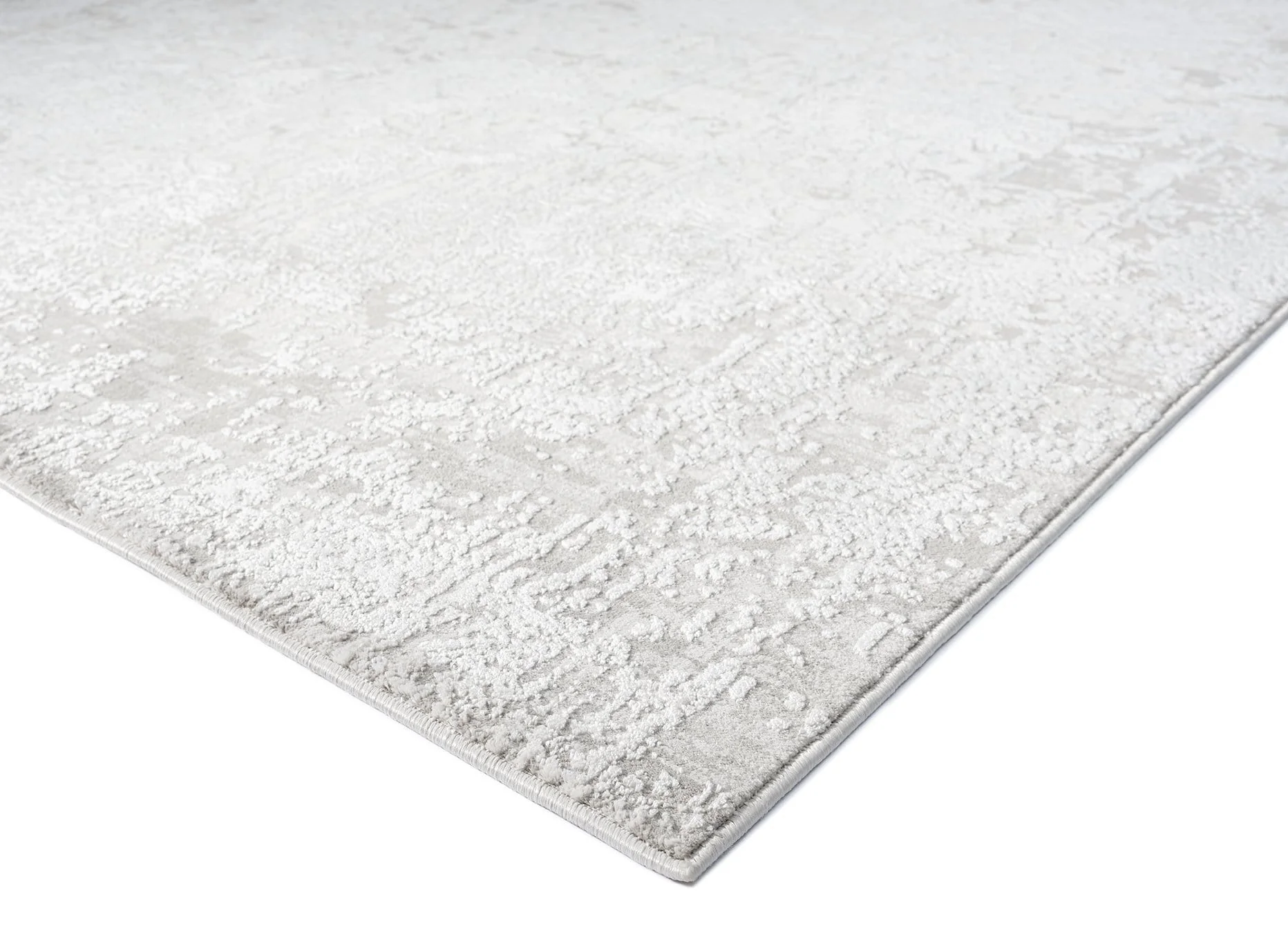 Ellery Grey Ivory Distressed Floral Rug - Image 10