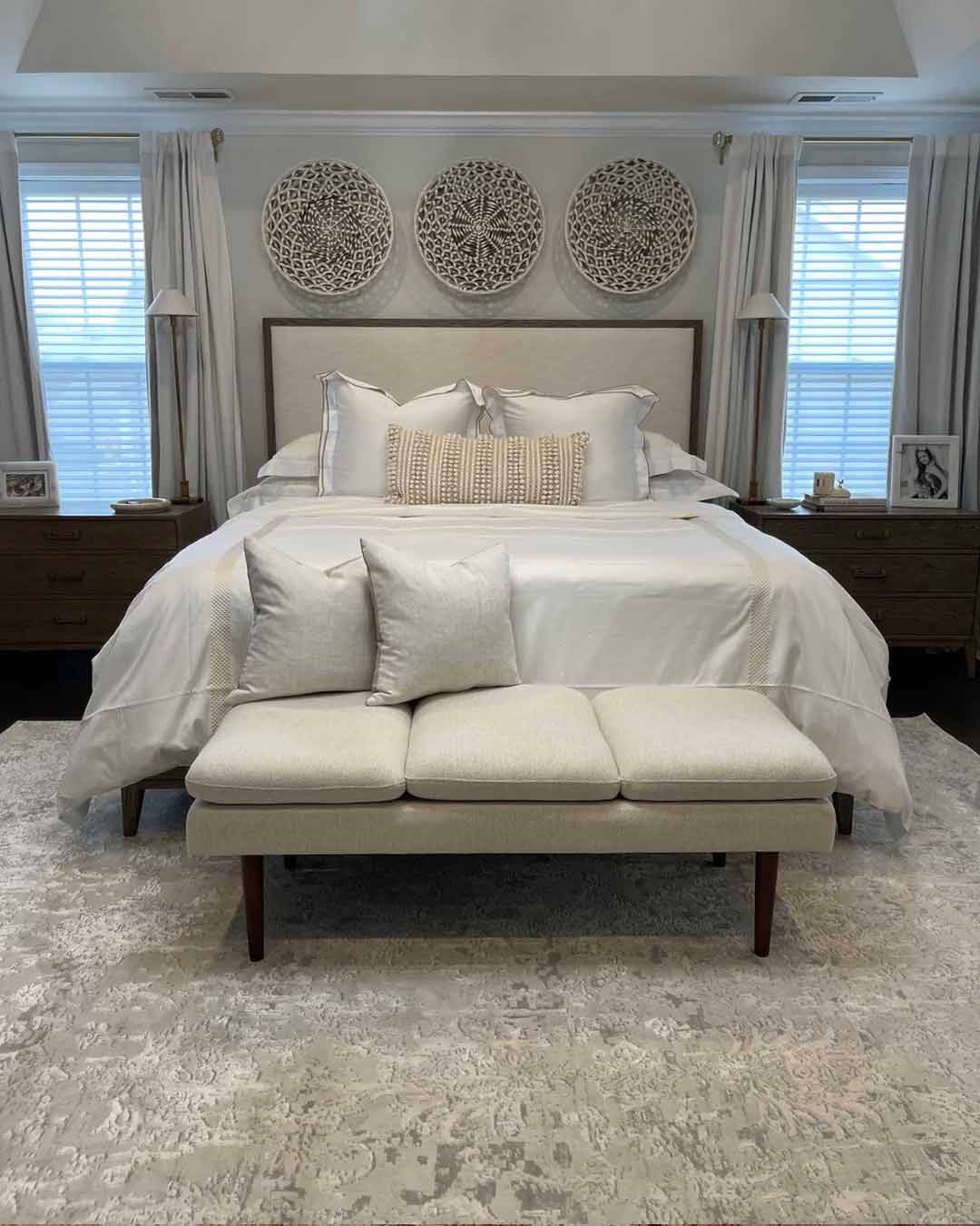 Ellery Grey Ivory Distressed Floral Rug - Image 7