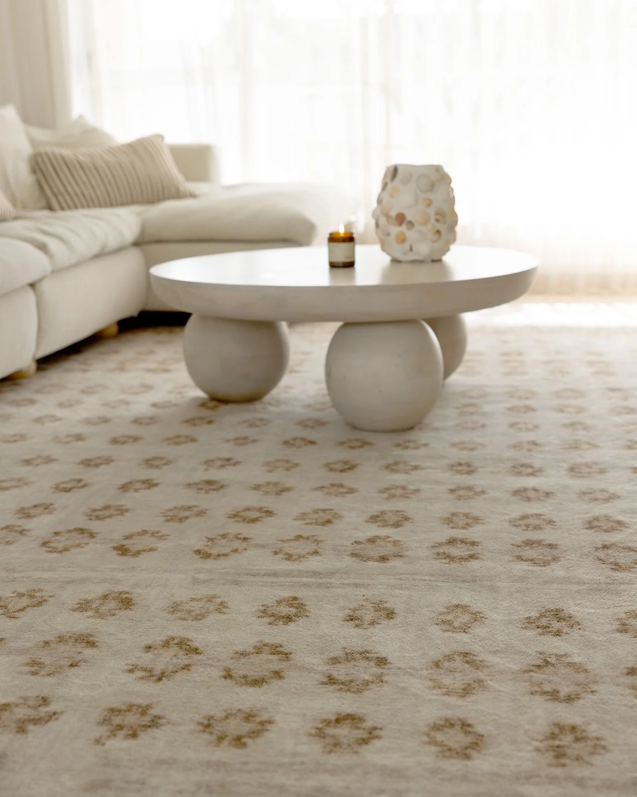 Ellora Brown Beige Tribal Boho Pattern Washable Rug - Image 10