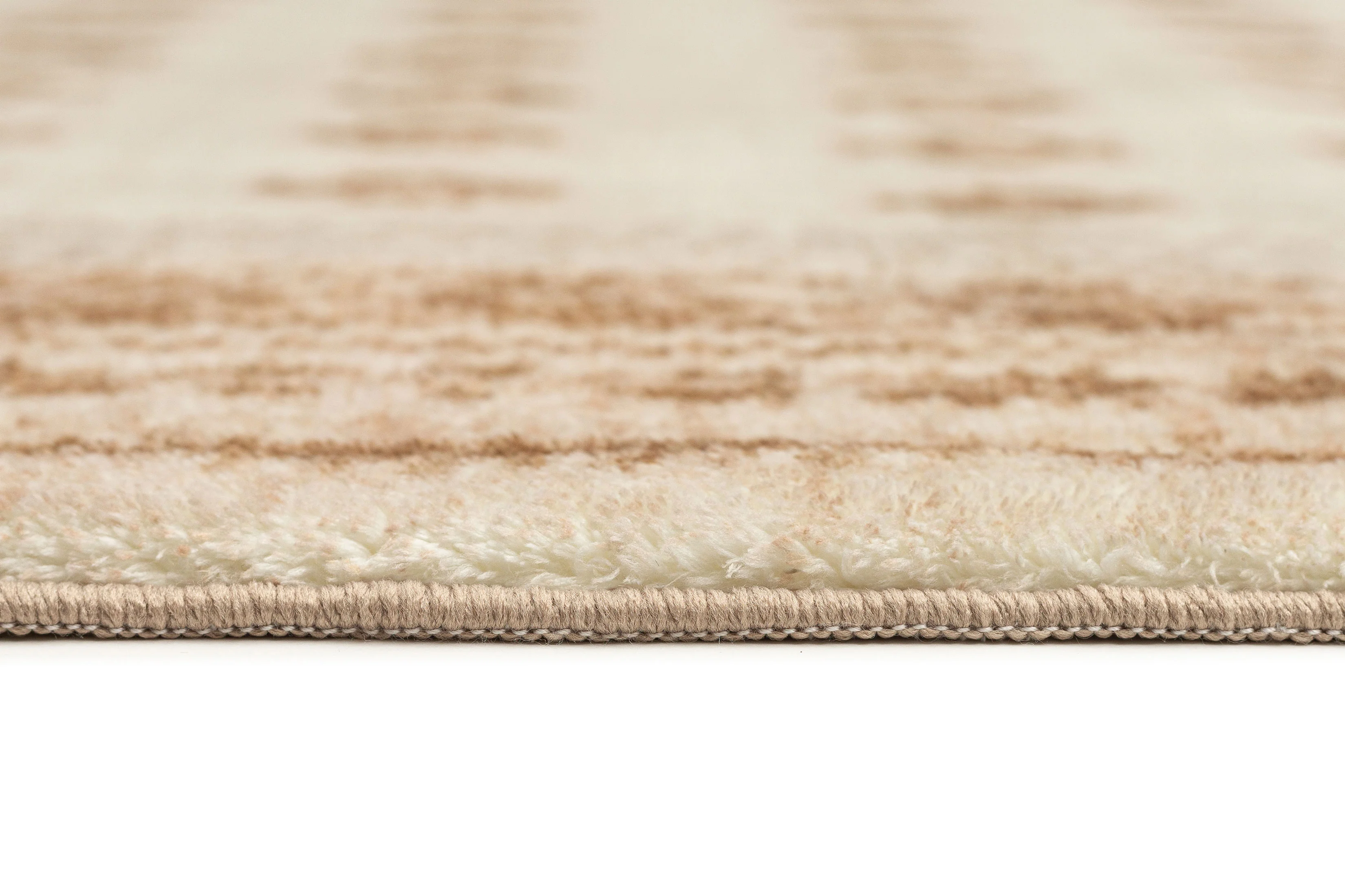 Ellora Brown Beige Tribal Boho Pattern Washable Rug - Image 14
