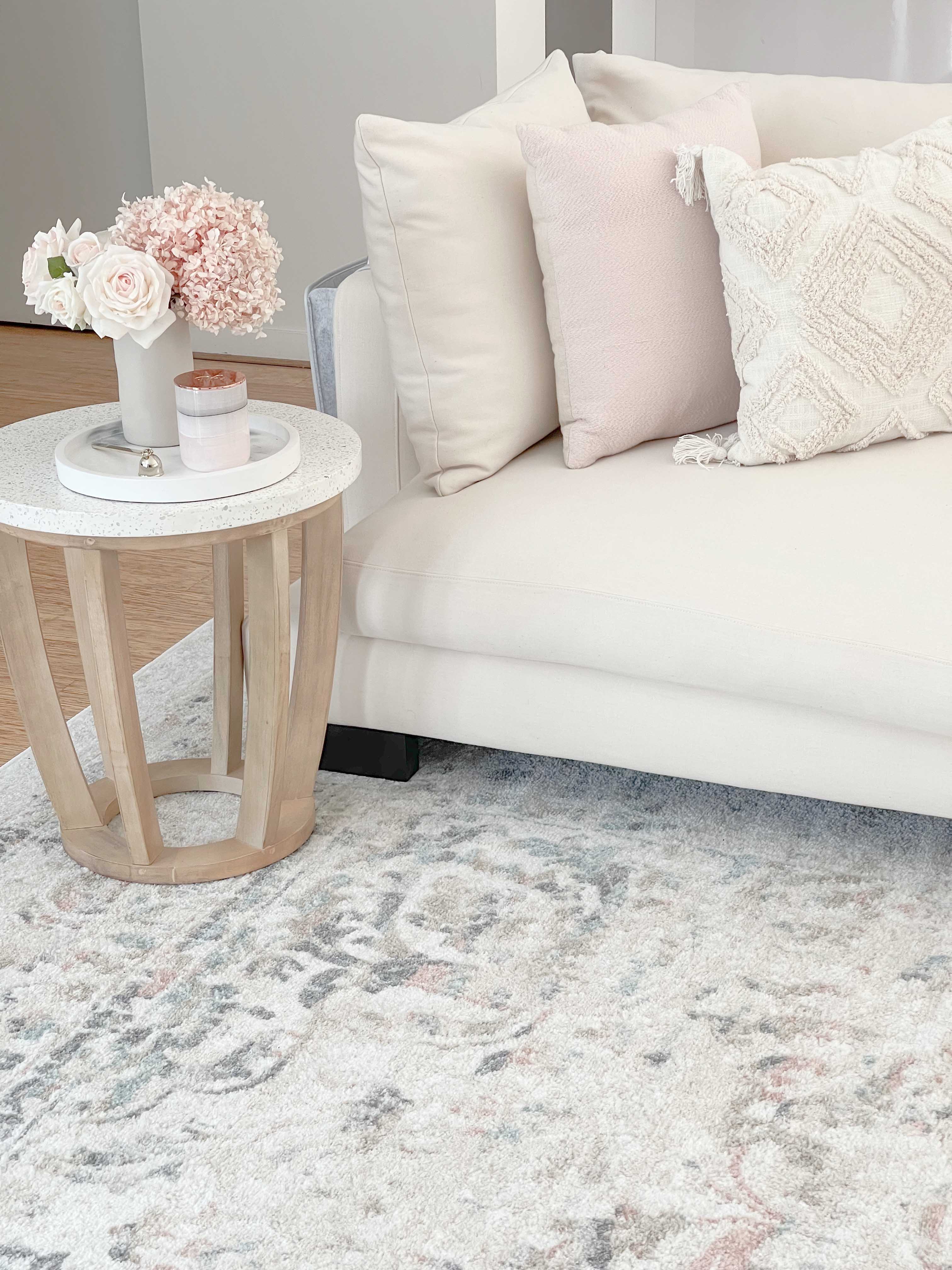 Elouise Cream And Grey Multi-Colour Traditional Floral Rug - Image 16