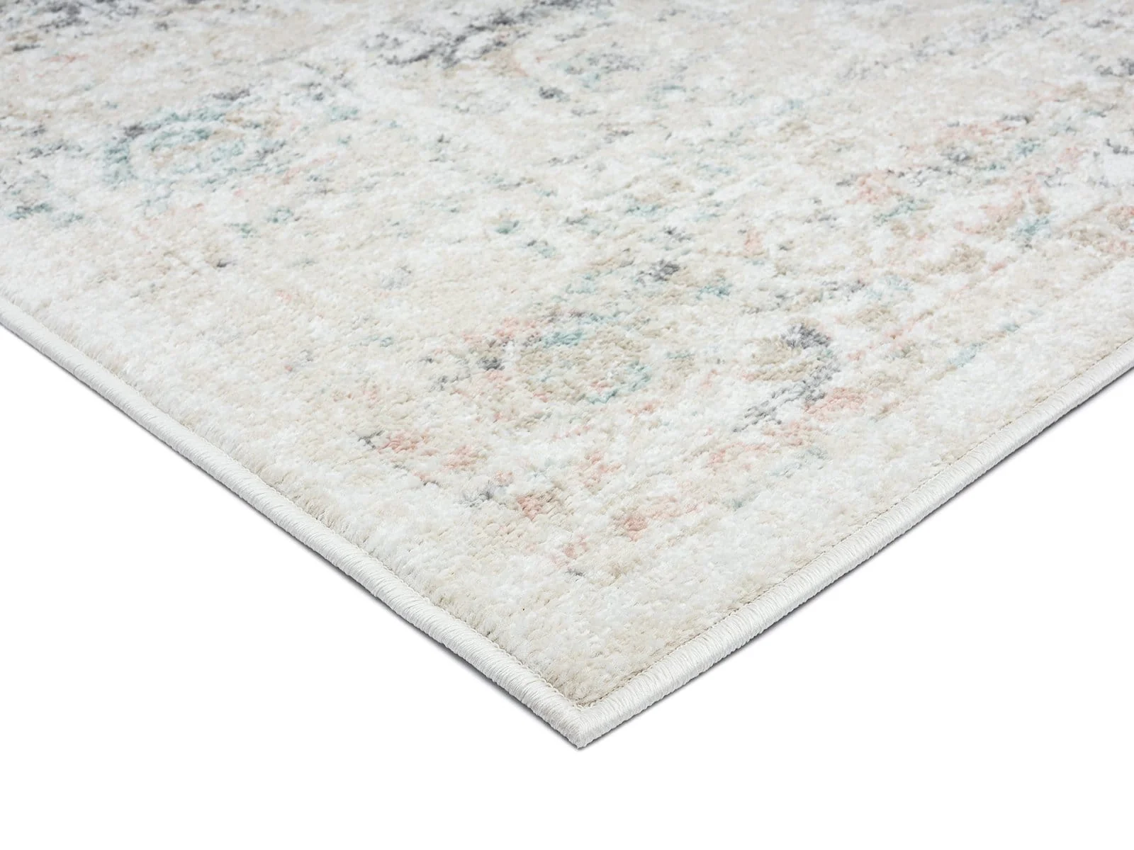 Elouise Cream And Grey Multi-Colour Traditional Floral Rug - Image 8