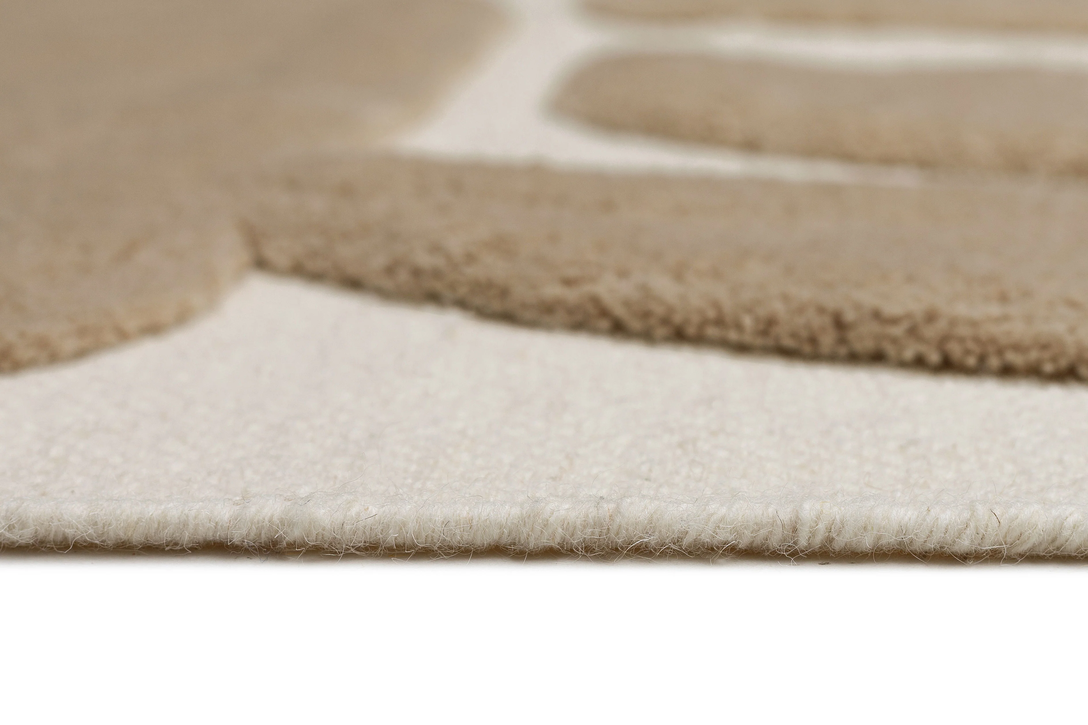Eluru Taupe Abstract Washable Wool Rug - Image 15
