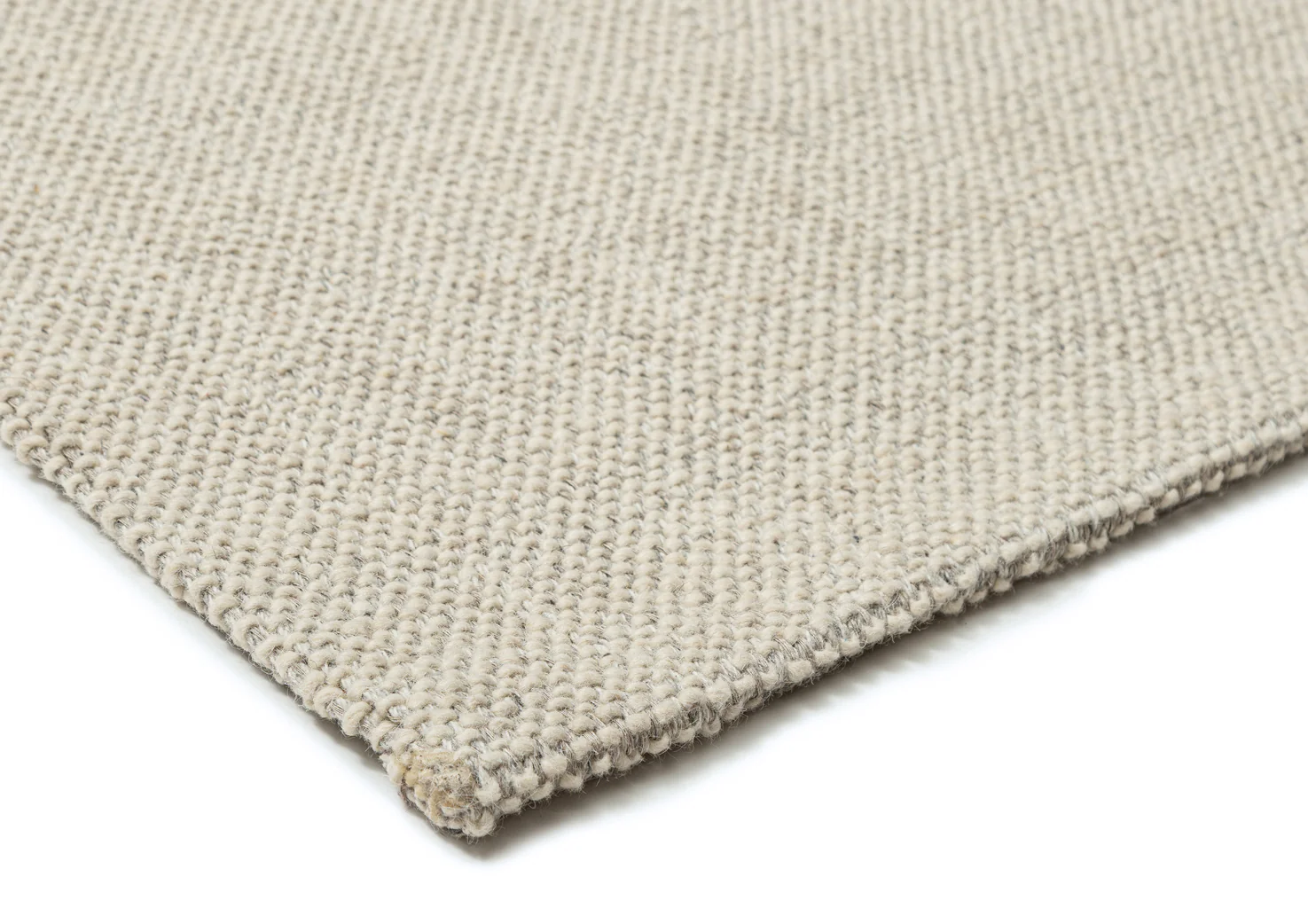 Eminah Cream Beige Handmade Wool Rug - Image 12