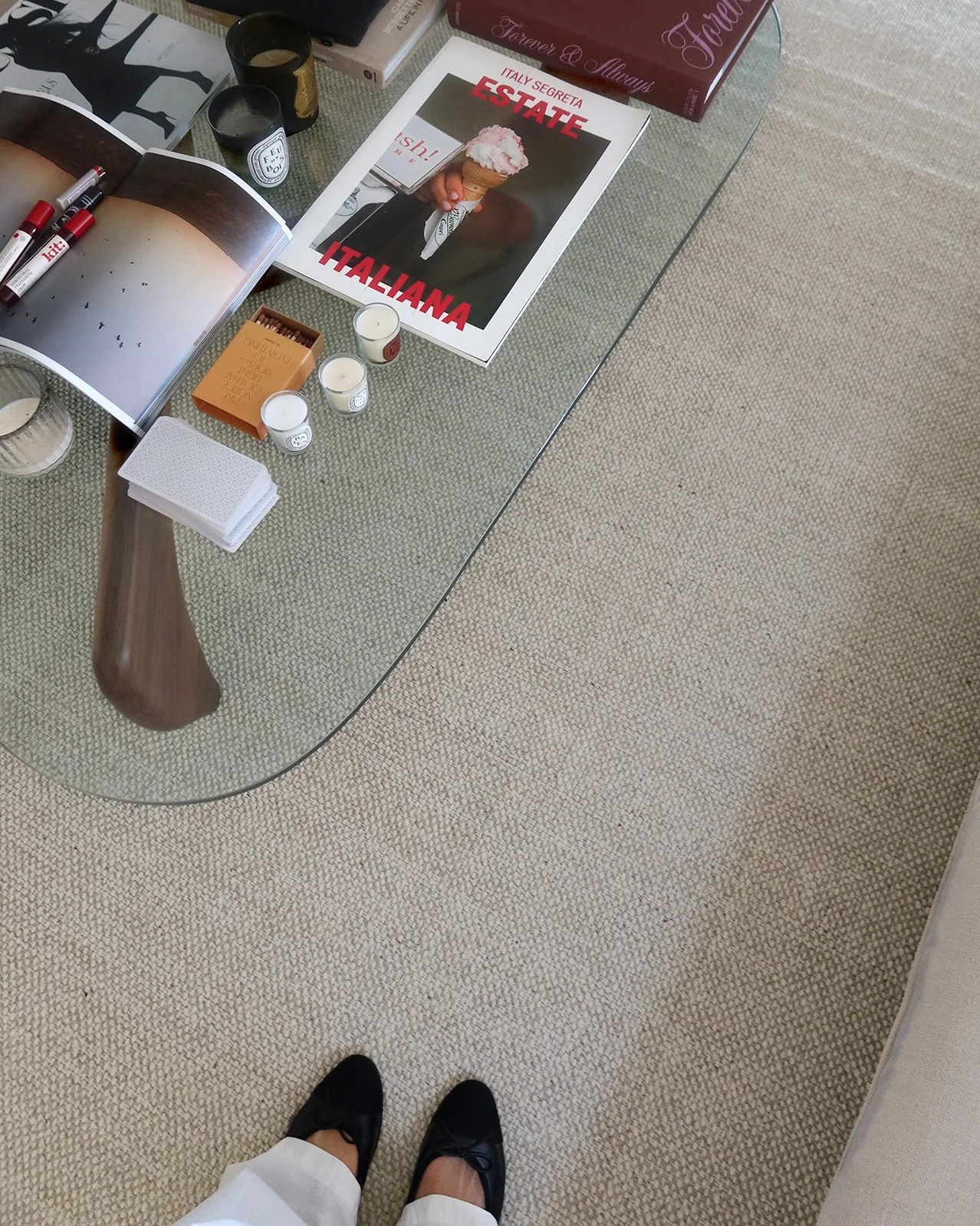 Eminah Cream Beige Handmade Wool Rug - Image 8