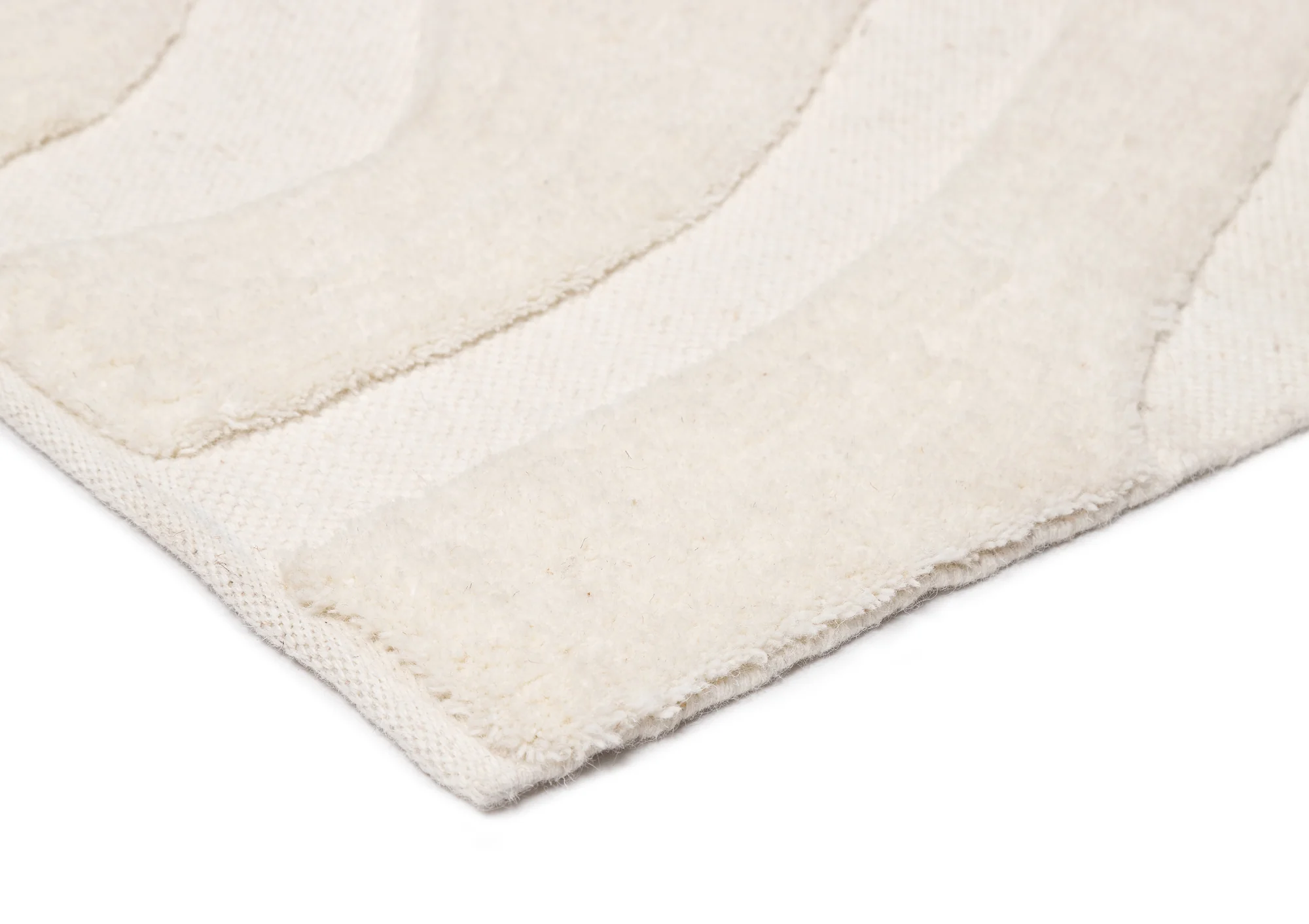 Eniko Abstract Cream Washable Wool Rug - Image 17