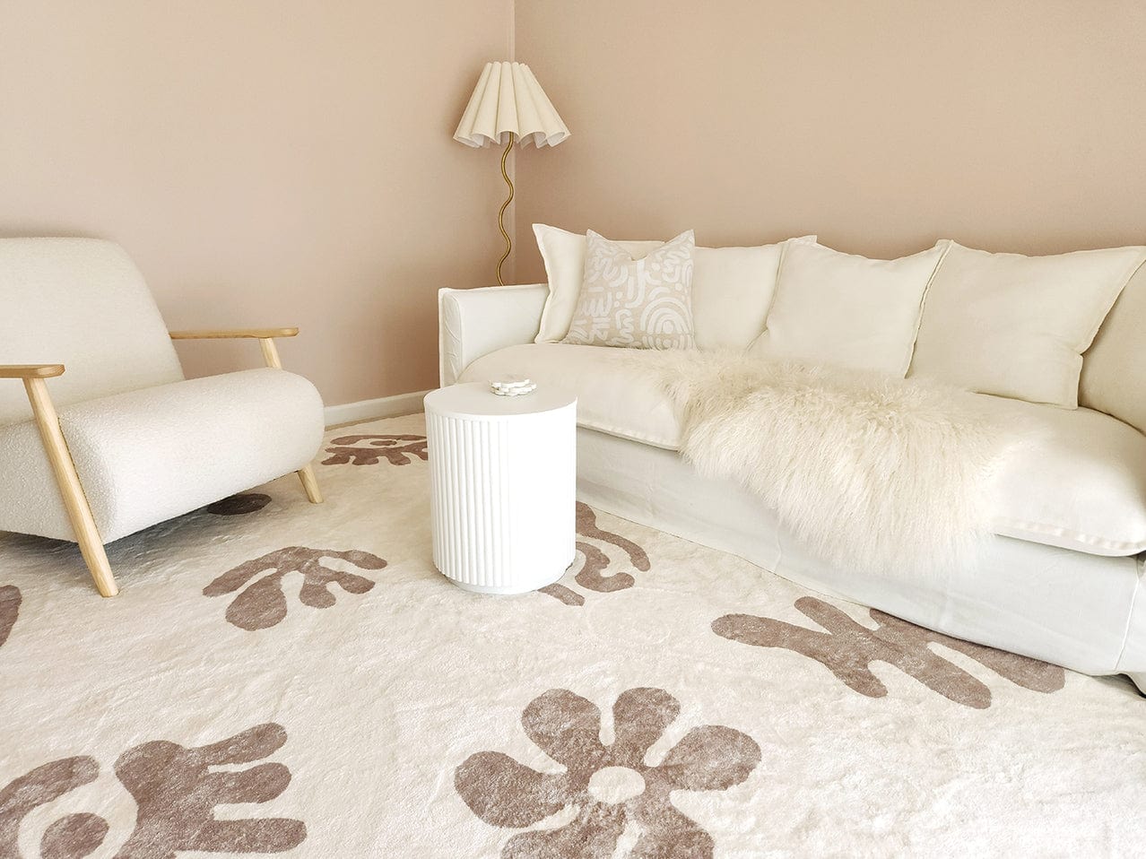Esilda Brown Abstract Washable Rug - Image 4