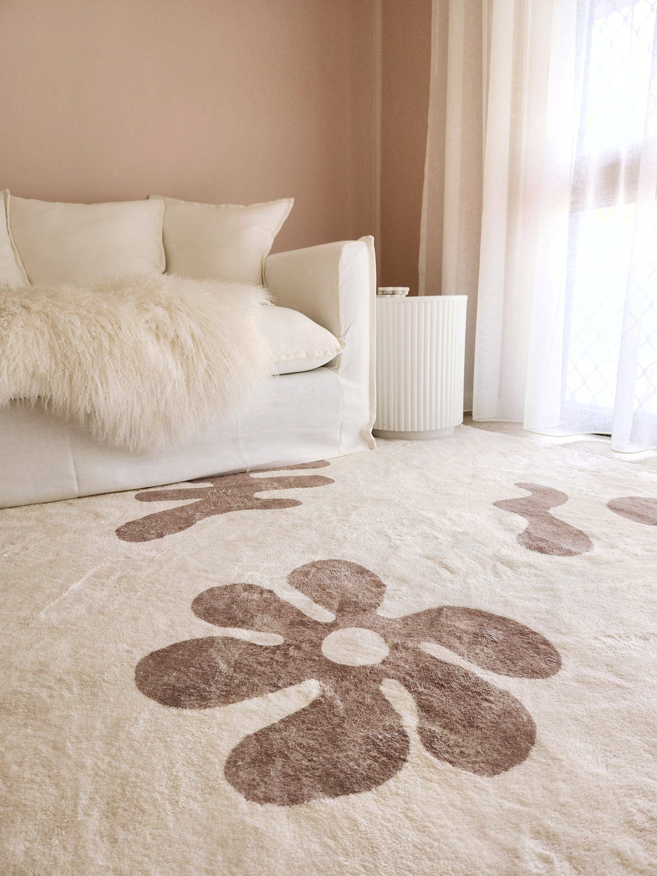 Esilda Brown Abstract Washable Rug - Image 5