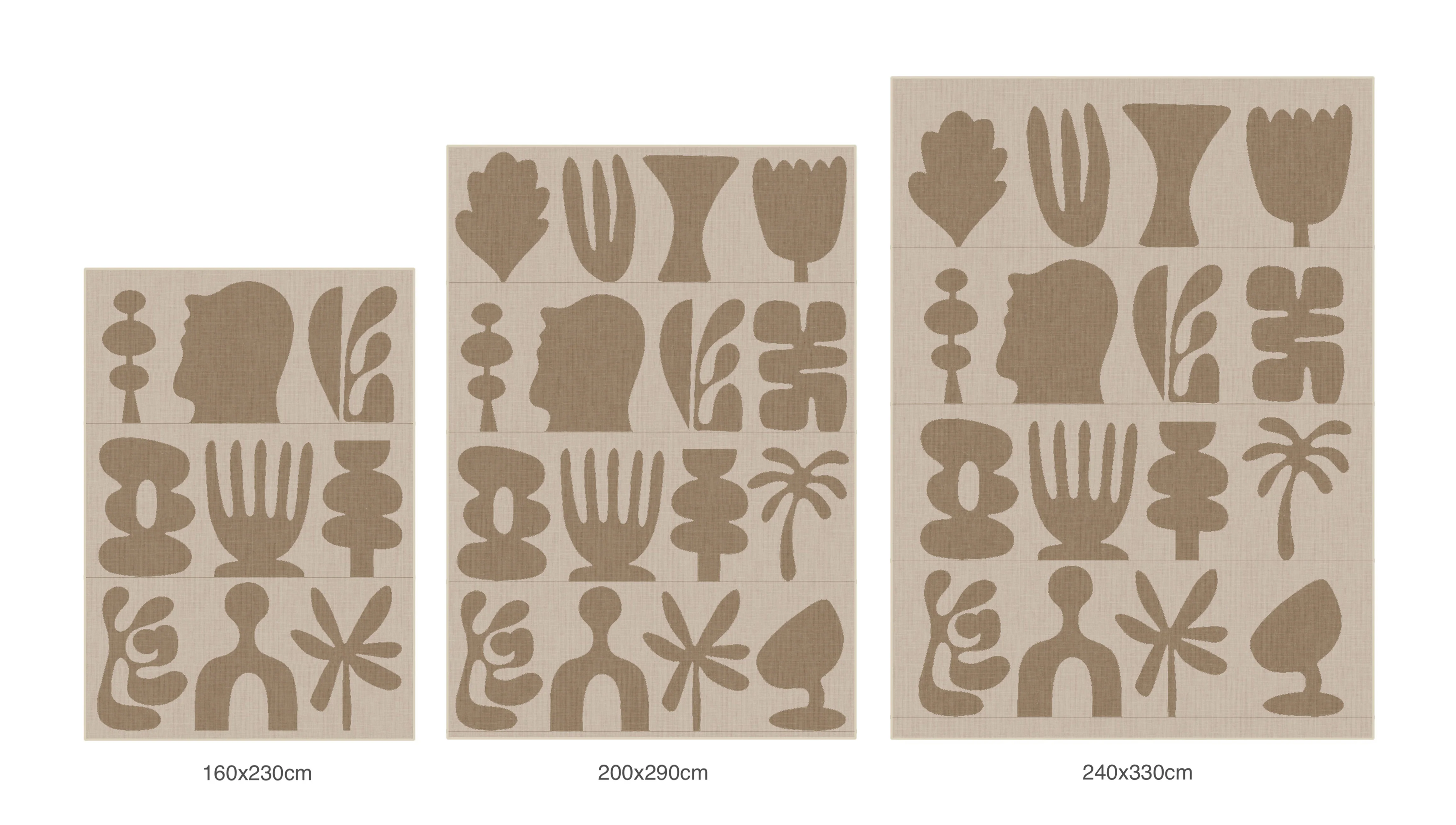Esnir Beige Graphic Indoor Outdoor Washable Rug - Image 10