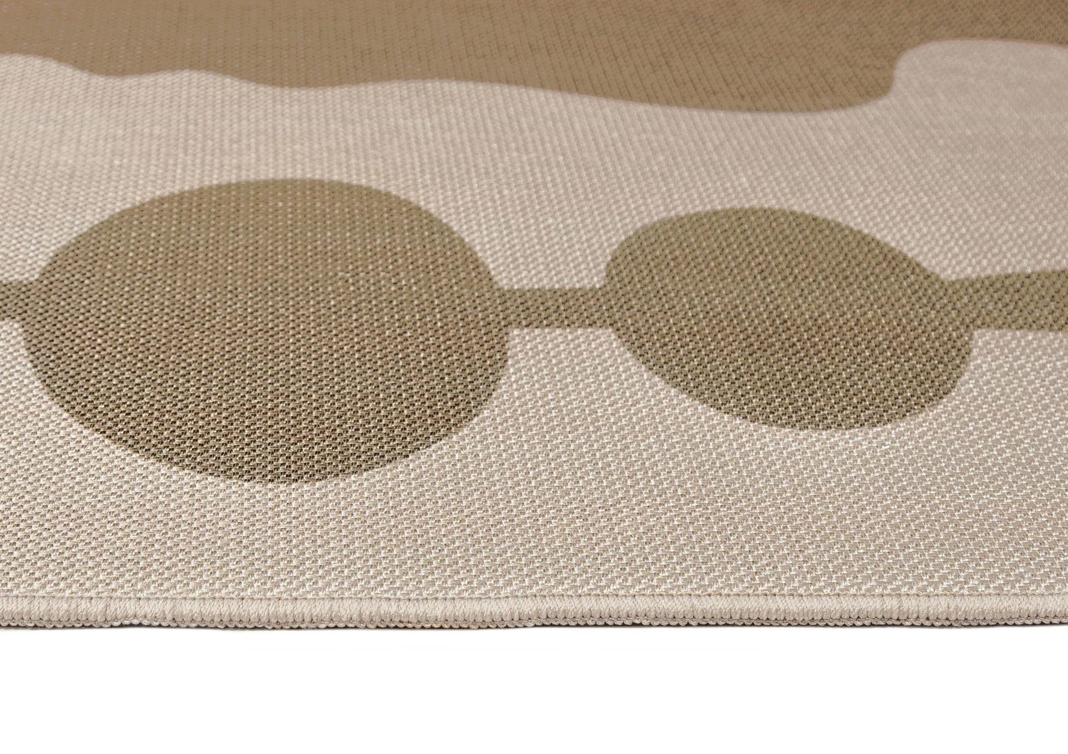 Esnir Beige Graphic Indoor Outdoor Washable Rug - Image 6