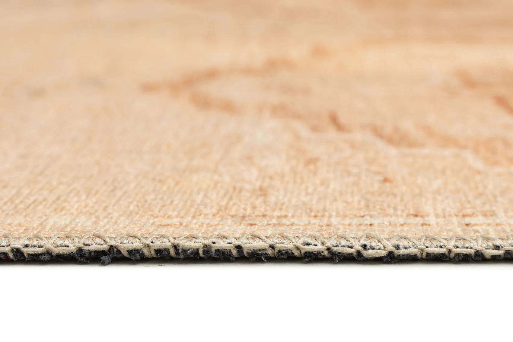 Esther Cream and Peach Tribal Washable Rug - Image 10