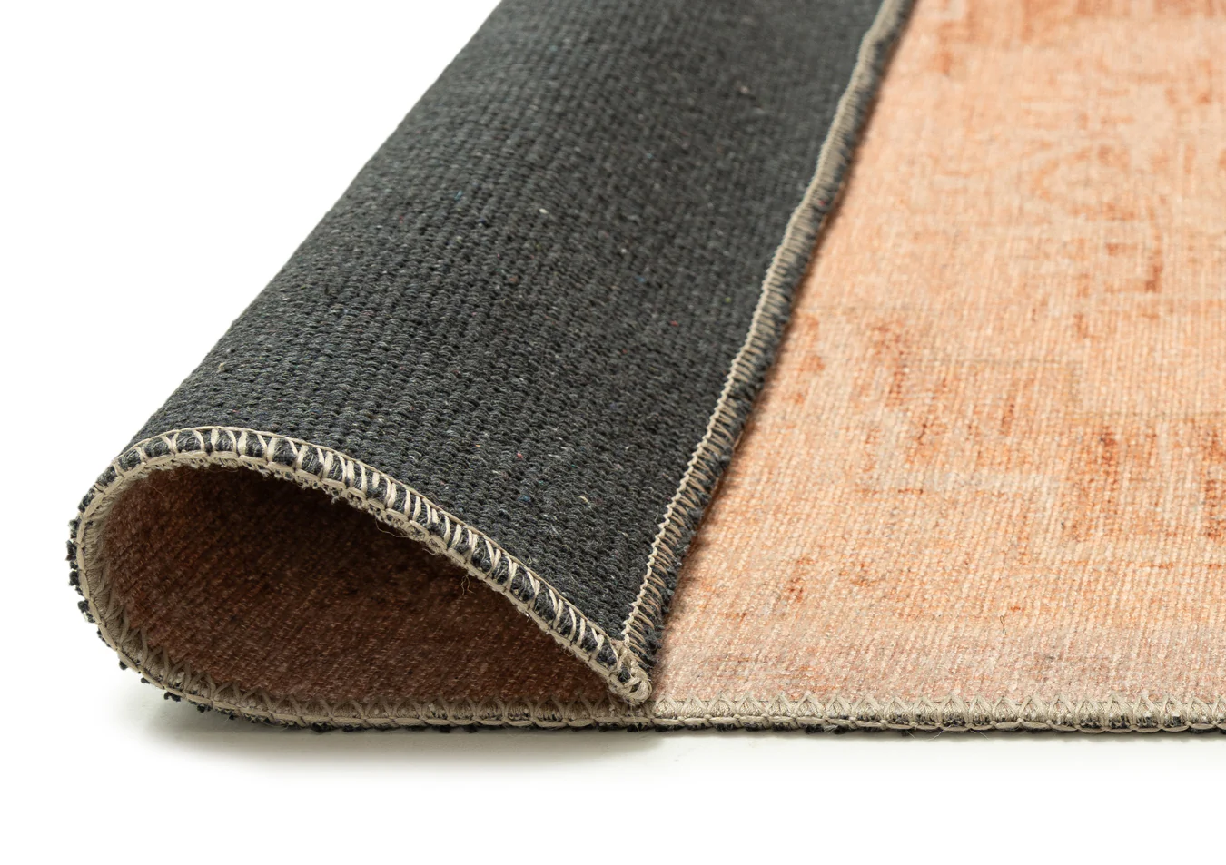 Esther Cream and Peach Tribal Washable Runner Rug - Image 7