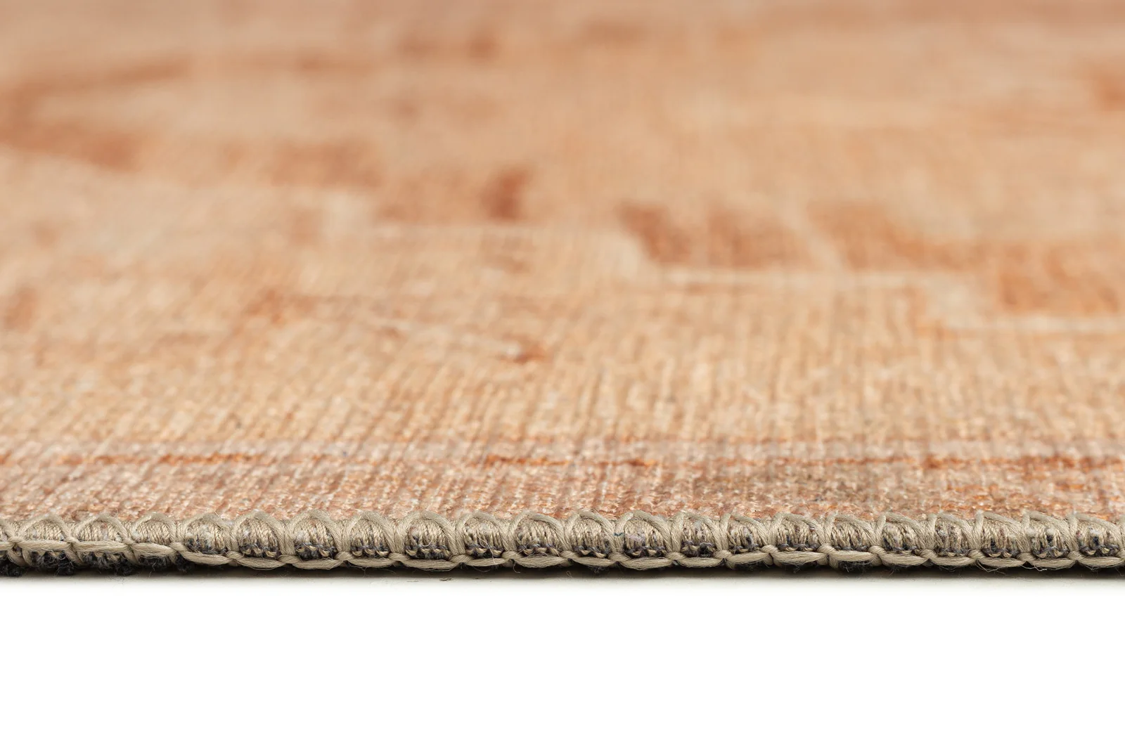 Esther Cream and Peach Tribal Washable Runner Rug - Image 9