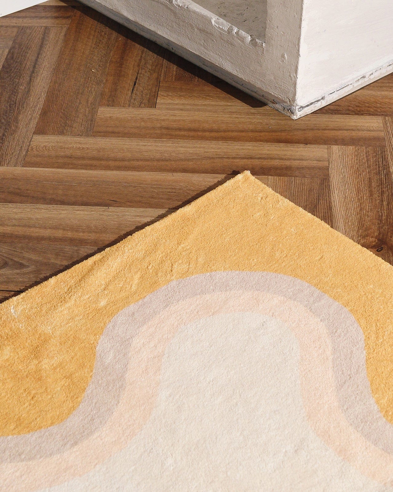 Esti Cream and Yellow Wiggle Bordered Washable Rug - Image 15