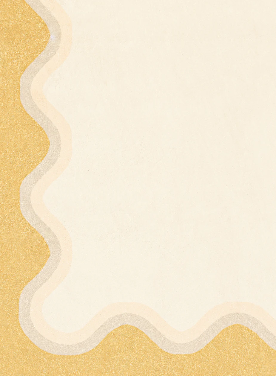 Esti Cream and Yellow Wiggle Bordered Washable Rug - Image 21