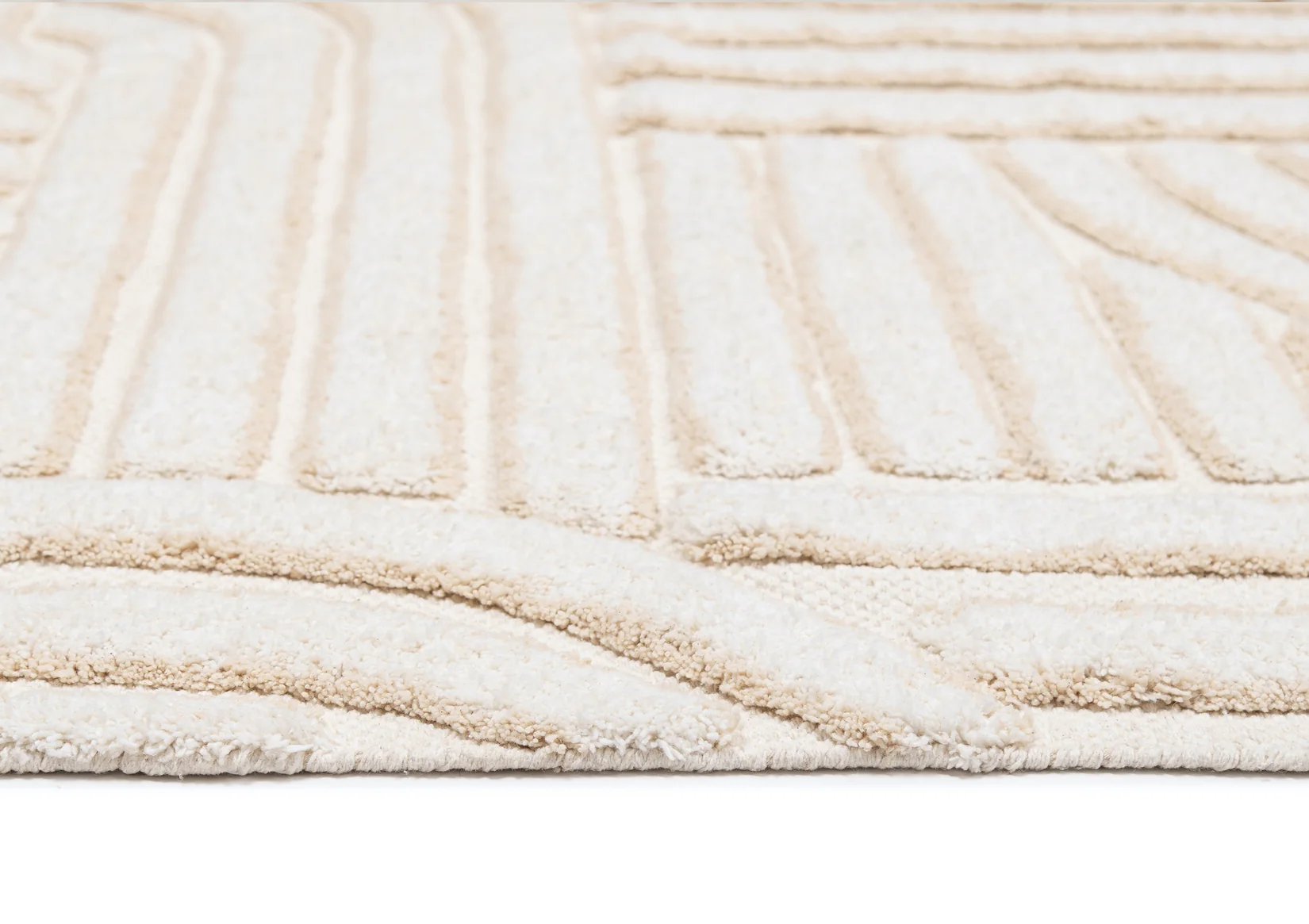 Etta Ivory Geometric Washable Bath Mat - Image 11