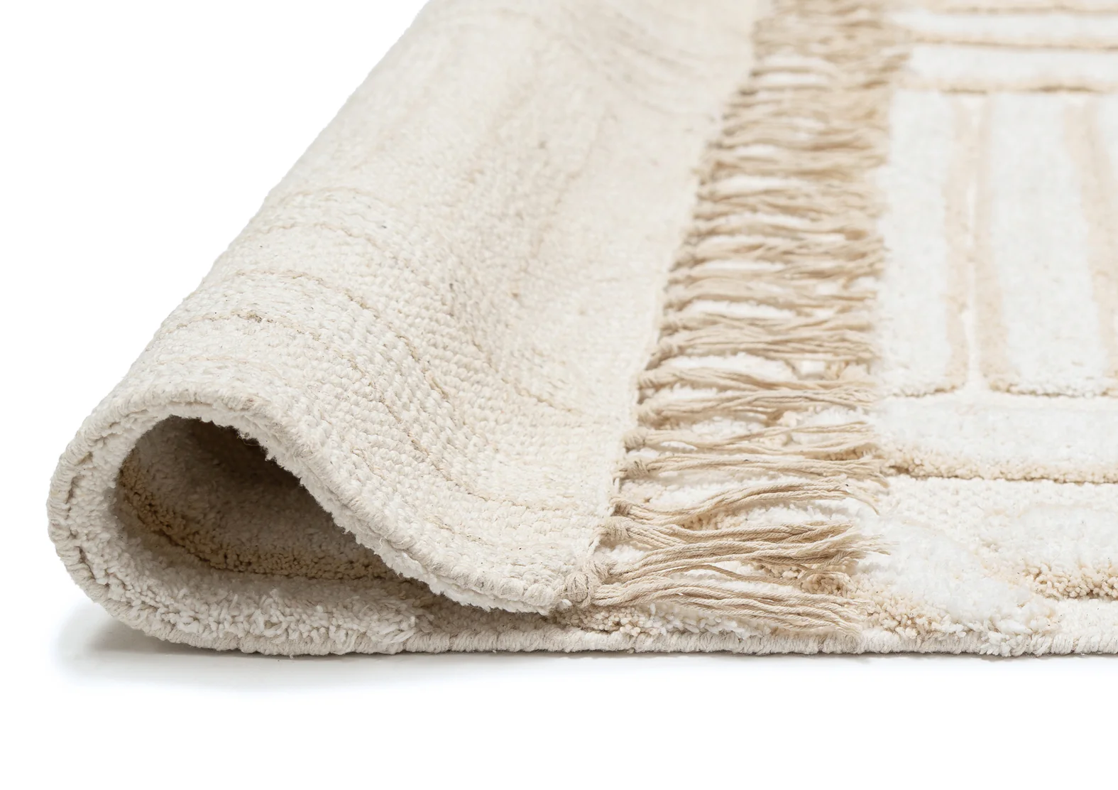 Etta Ivory Geometric Washable Runner Rug - Image 8