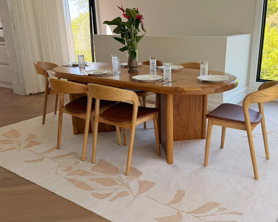 Eugenie Neutral Botanical Border Washable Rug - Image 6