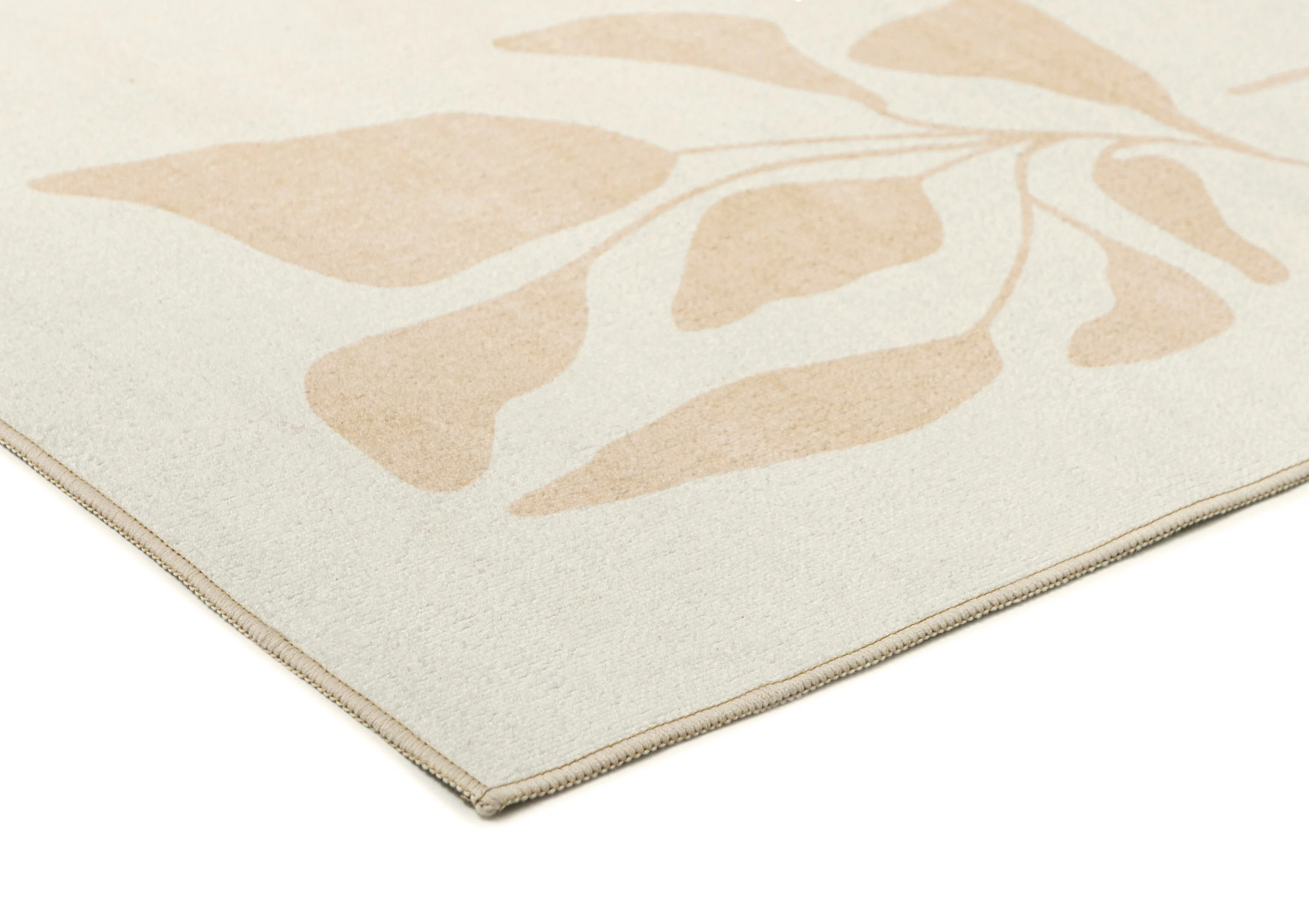 Eugenie Neutral Botanical Border Washable Rug - Image 8