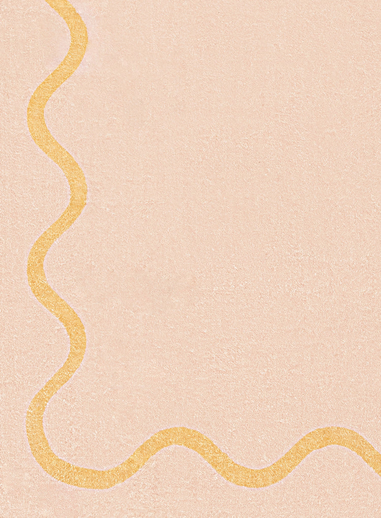 Eva Pink and Yellow Wiggle Bordered Washable Rug - Image 19