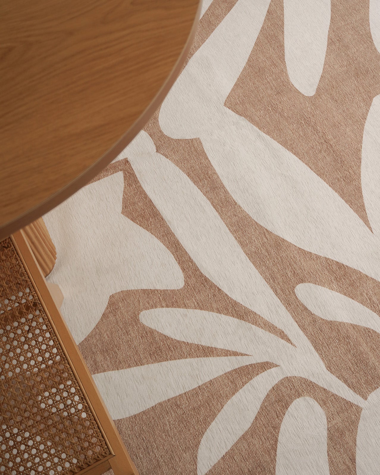 Farshana Beige Cream Indoor Outdoor Washable Rug - Image 3