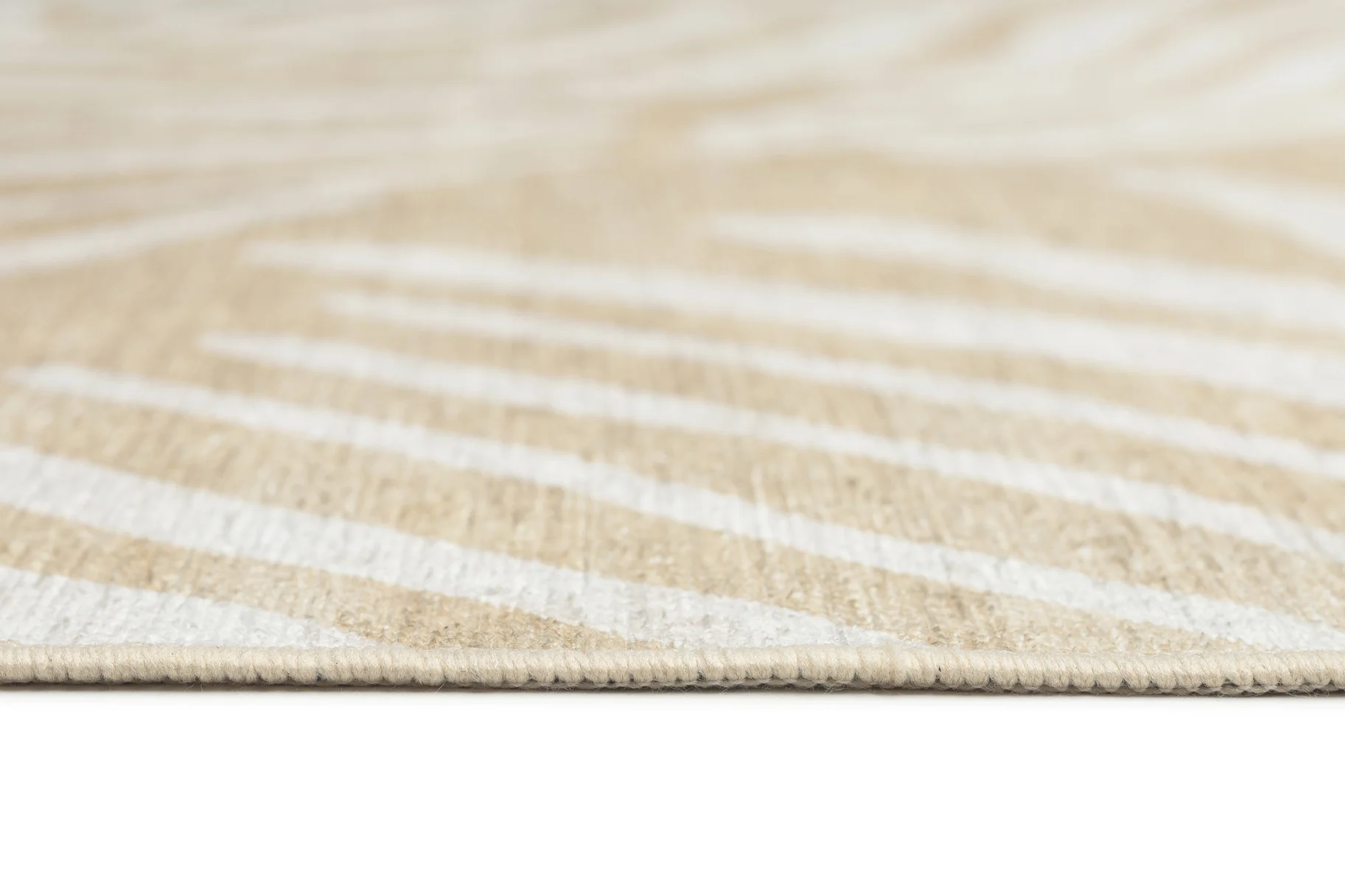 Faya Beige Palm Print Washable Rug - Image 15