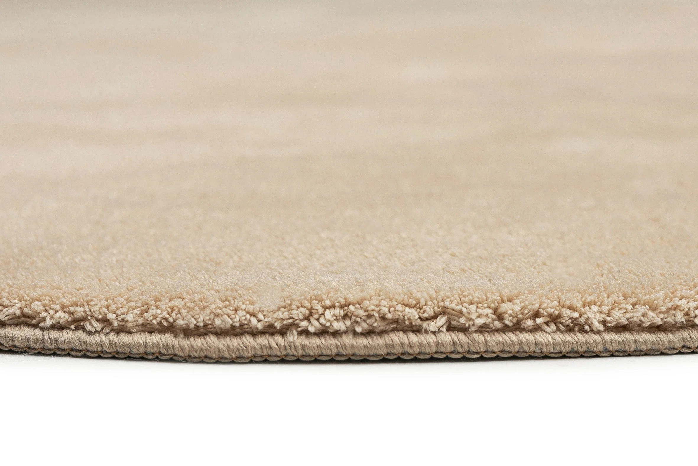 Felda Beige Irregular Round Washable Rug - Image 13