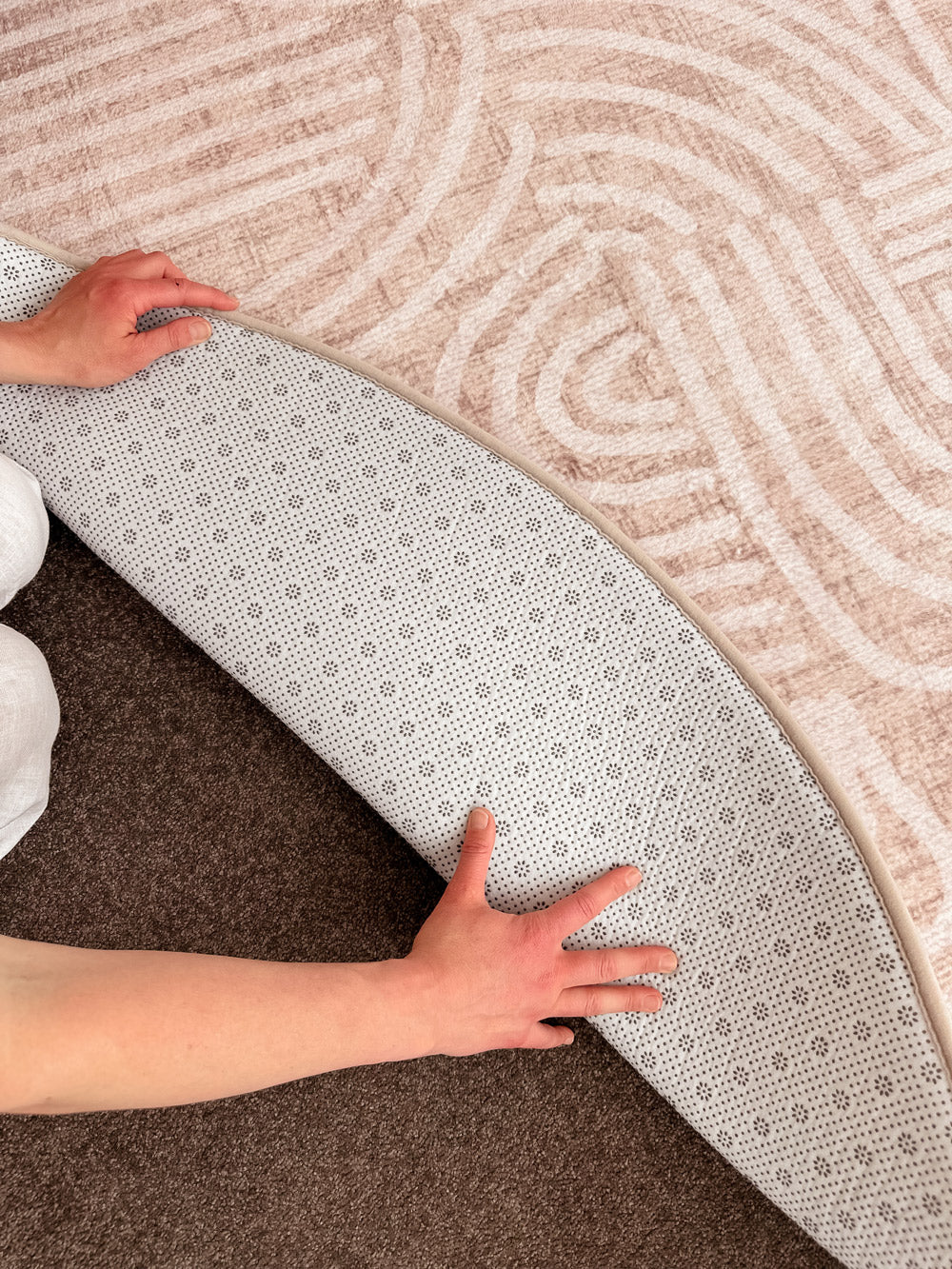 Fifi Cream Plush Rollie Pollie Round Playmat - Image 7