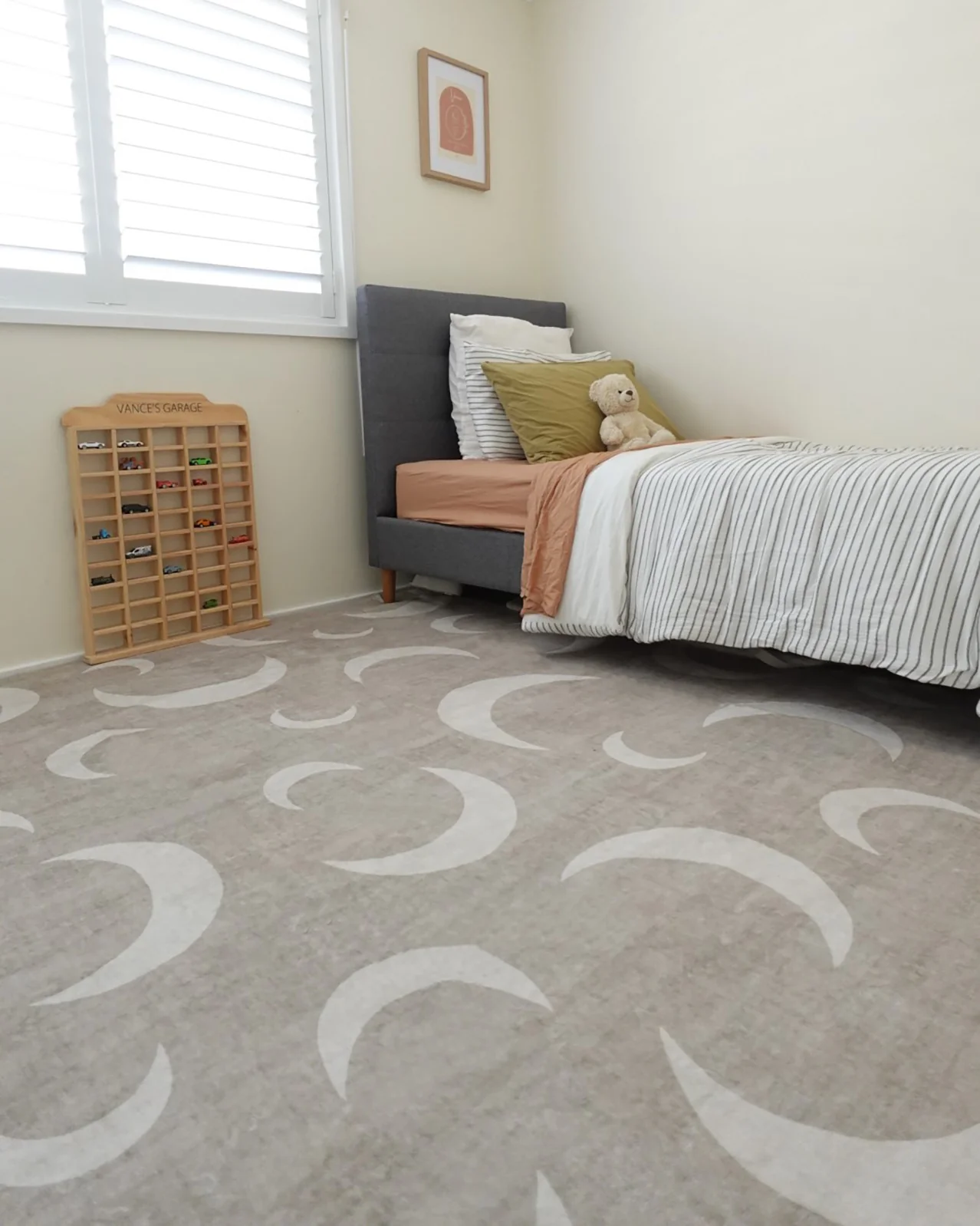 Finaya Grey Moon Washable Rug - Image 2