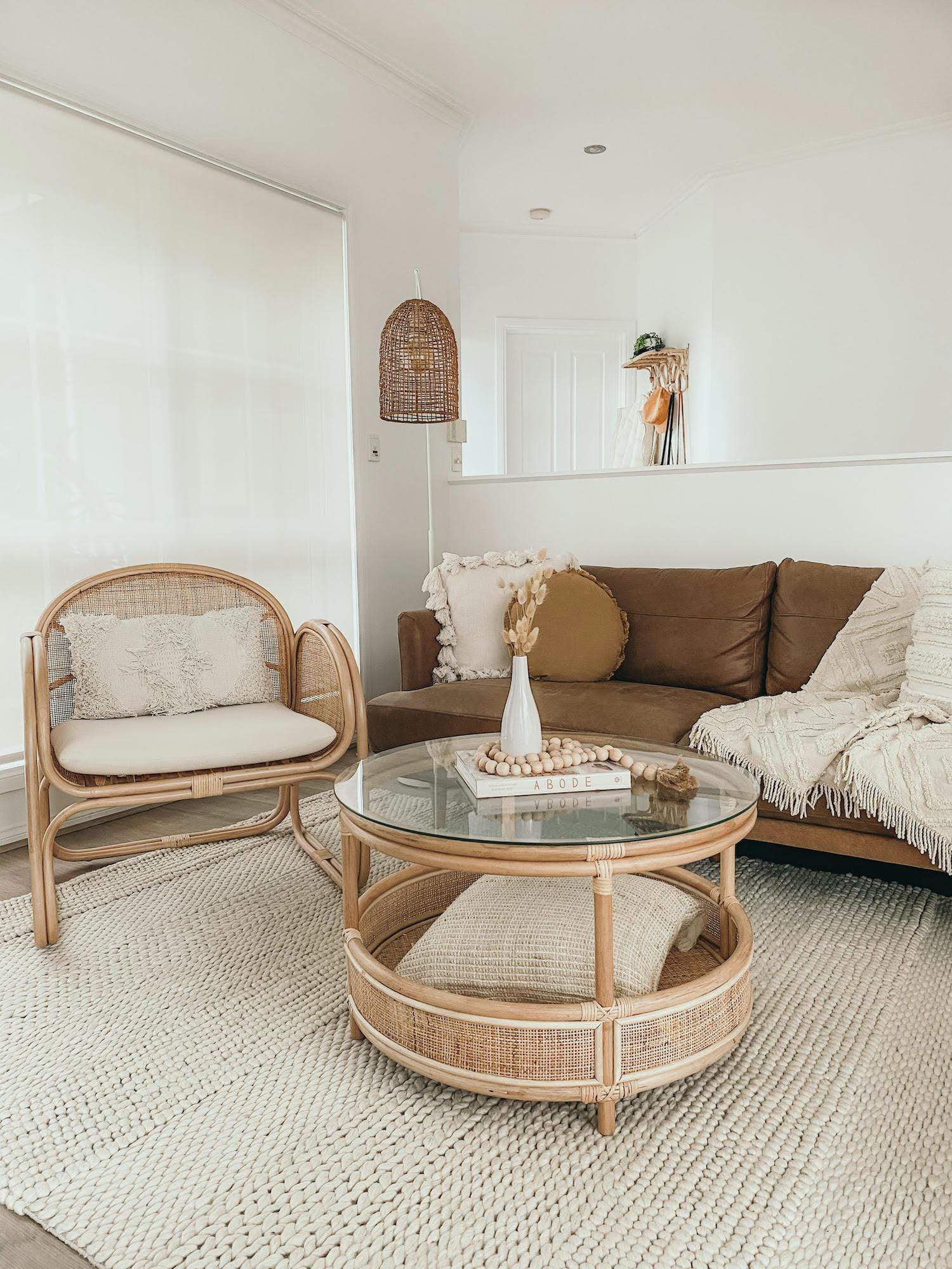 Fleur Ivory Braided and Looped Rug - Image 3