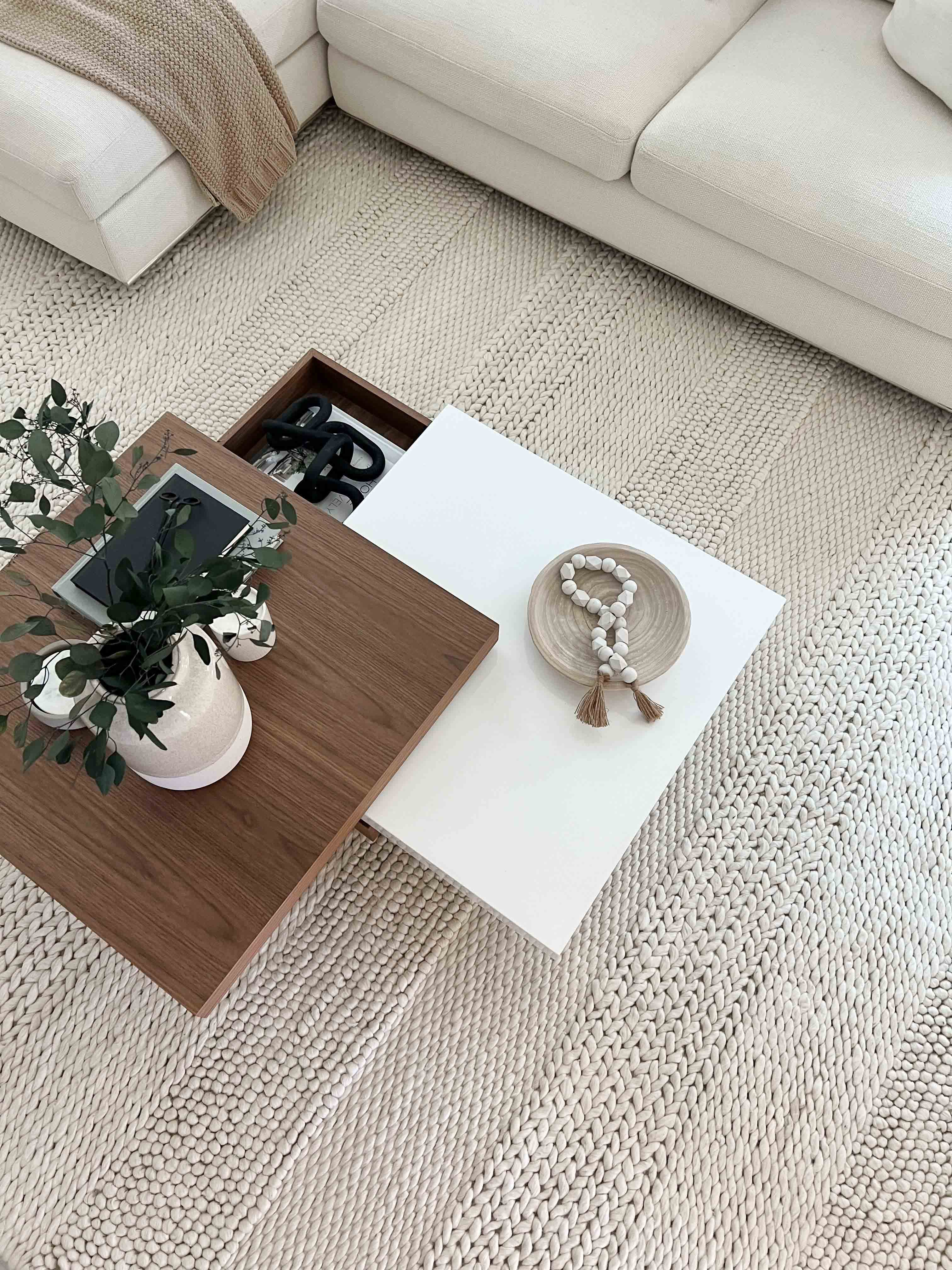 Fleur Ivory Braided and Looped Rug - Image 6