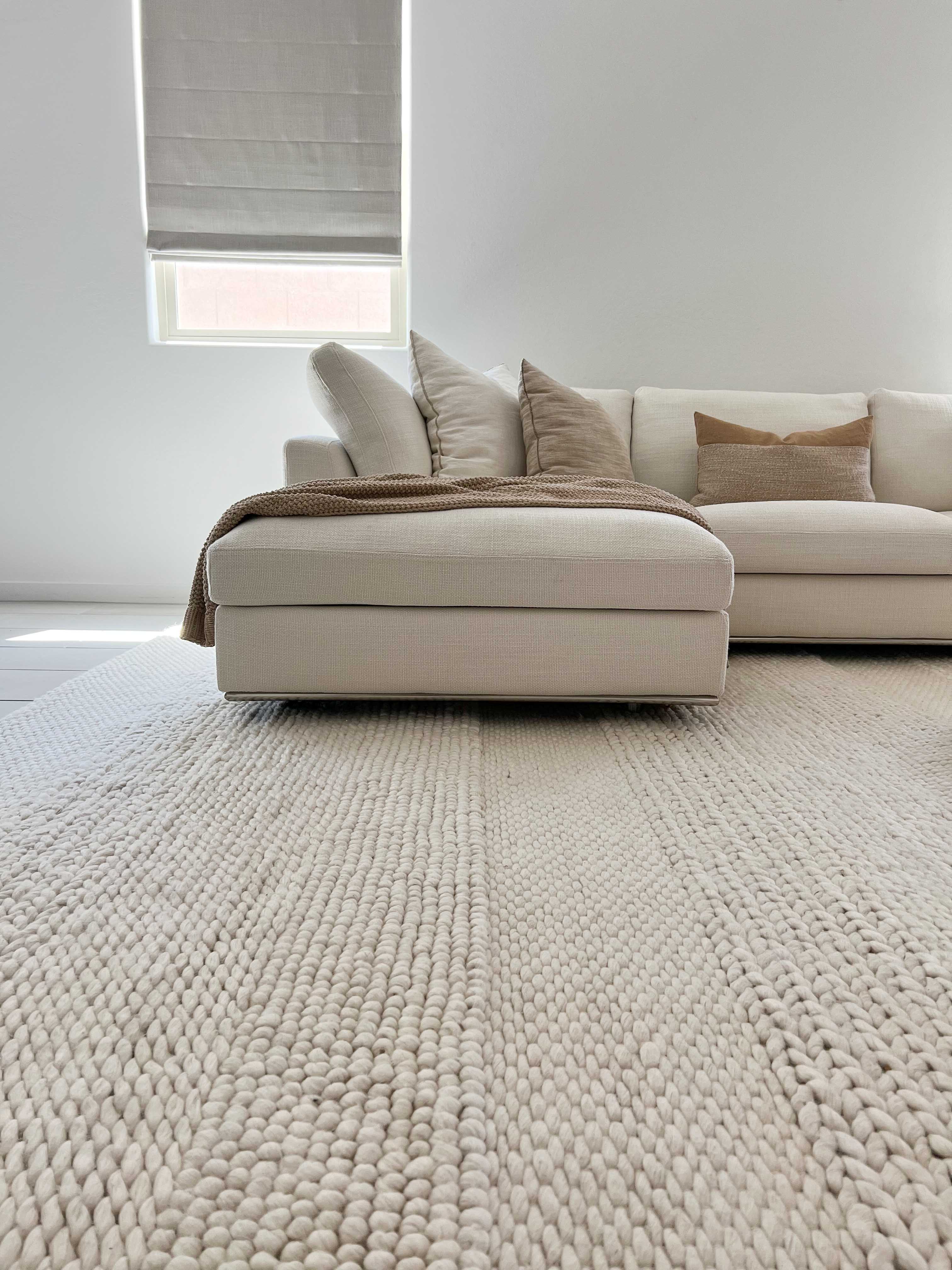 Fleur Ivory Braided and Looped Rug - Image 7