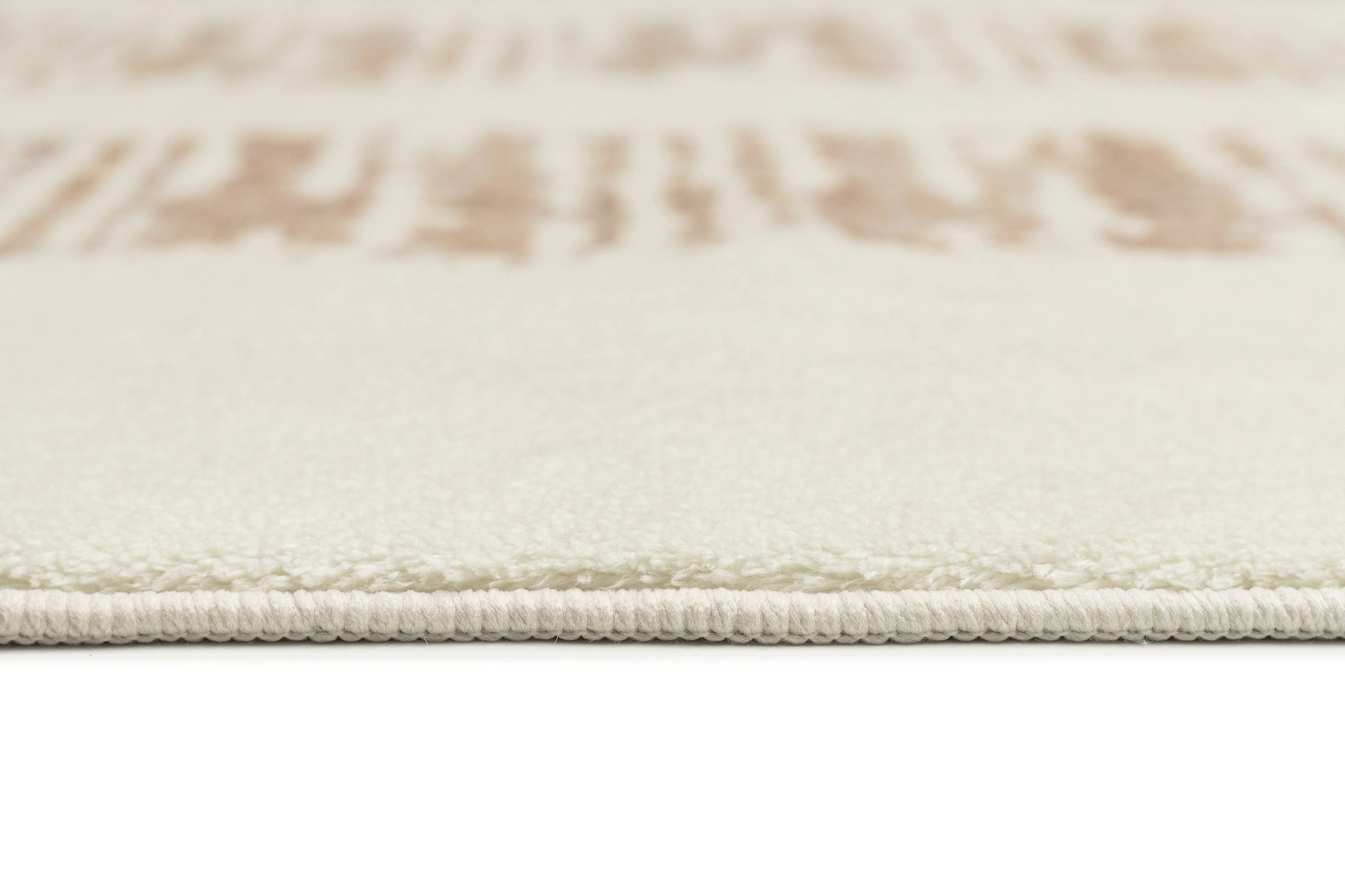 Florrie Beige Abstract Pattern Washable Rug - Image 19