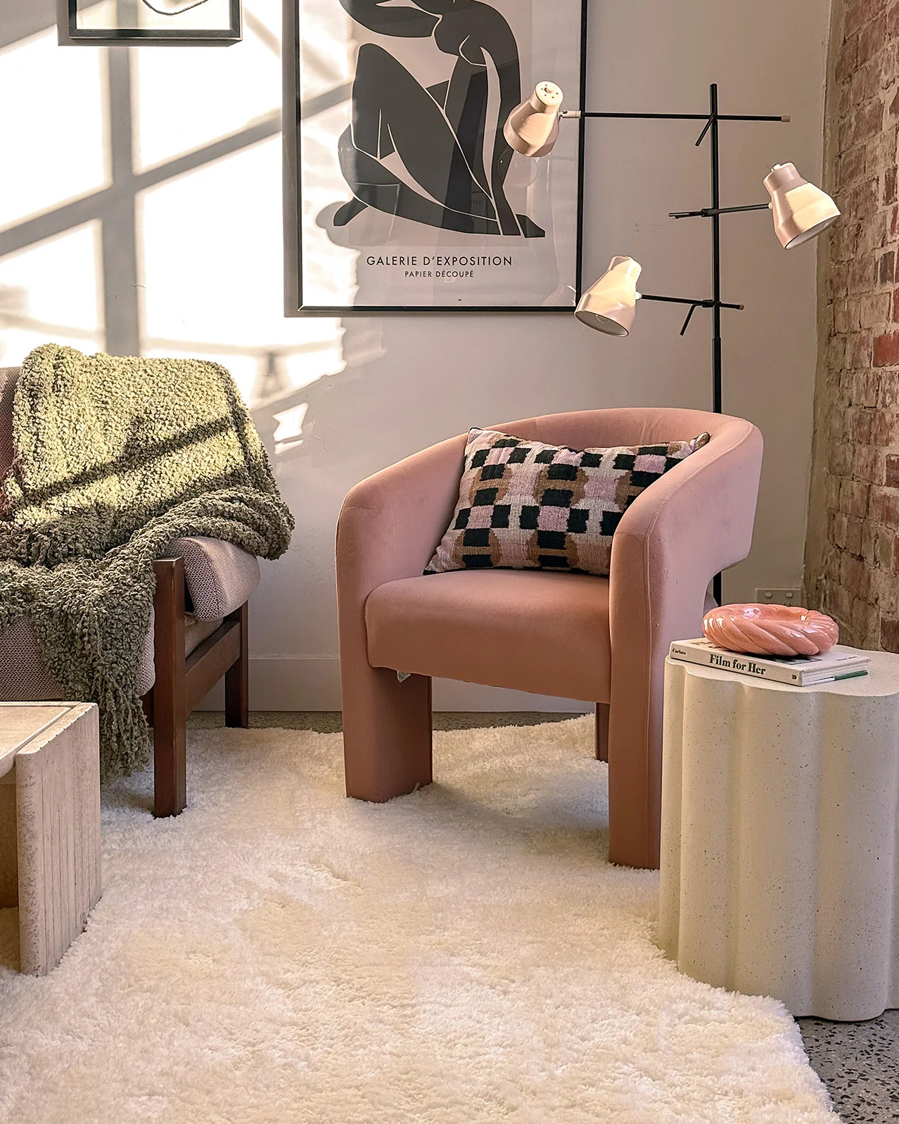 Gabbi Cream Shag Rug - Image 3