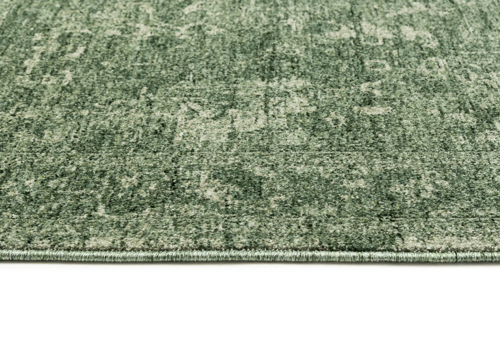Gaia Tonal Green Runner Rug - Image 3